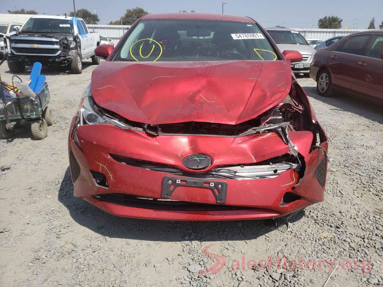 JTDKBRFU5G3519426 2016 TOYOTA PRIUS