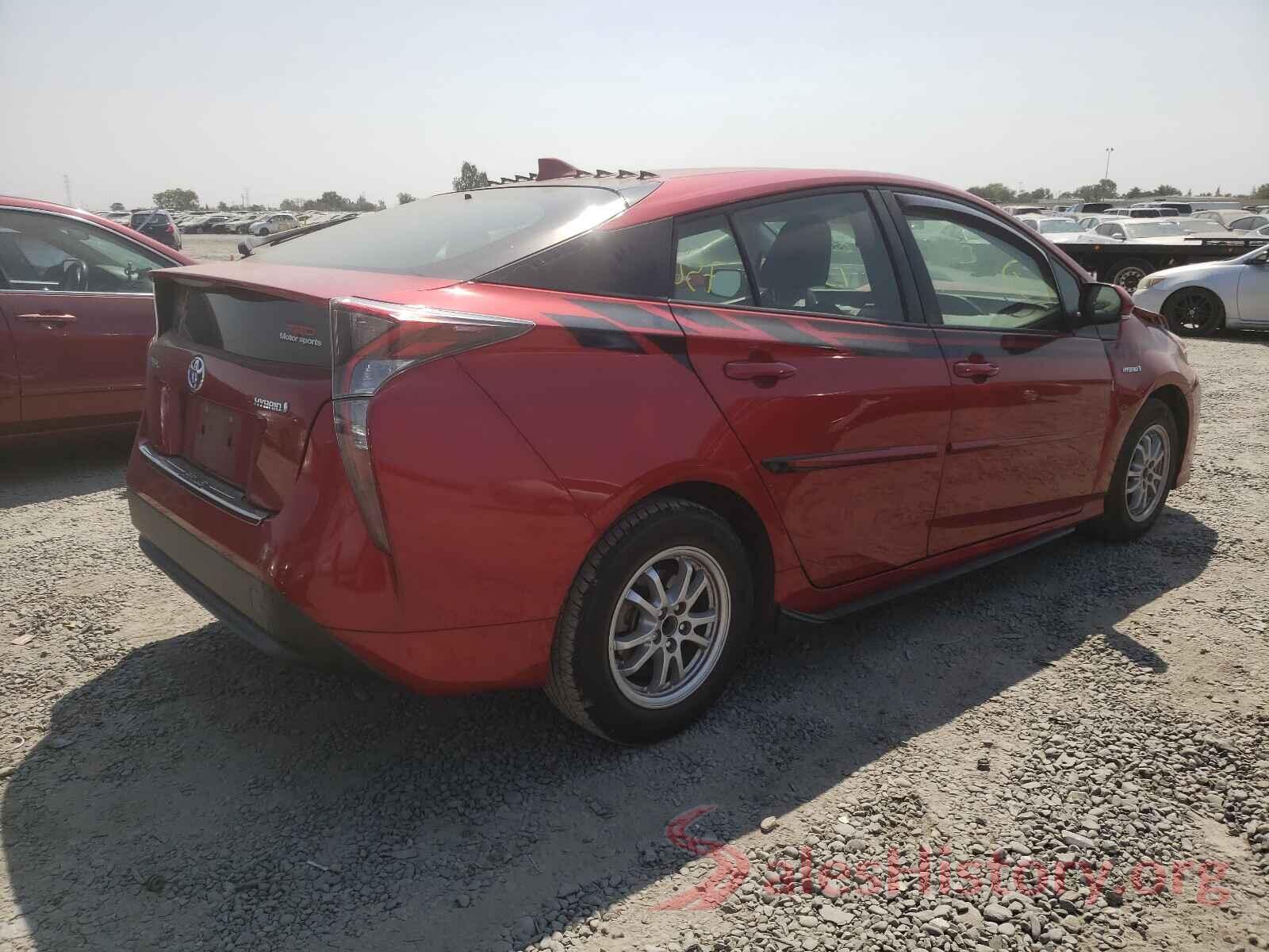 JTDKBRFU5G3519426 2016 TOYOTA PRIUS