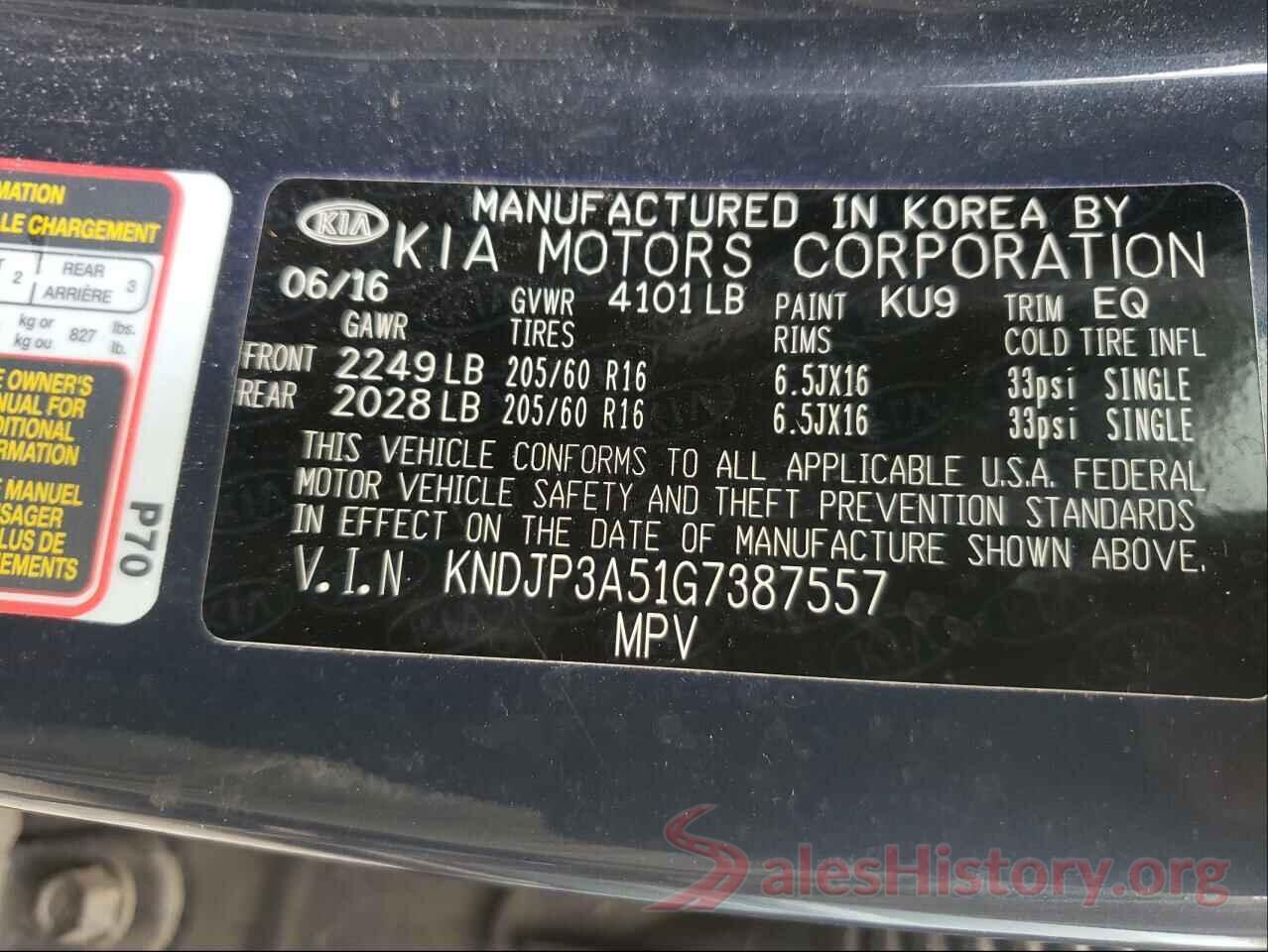 KNDJP3A51G7387557 2016 KIA SOUL