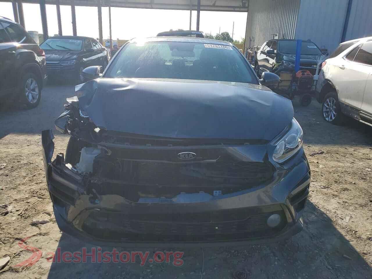2021 KIA FORTE VIN 3KPF24AD3ME379652, rear view