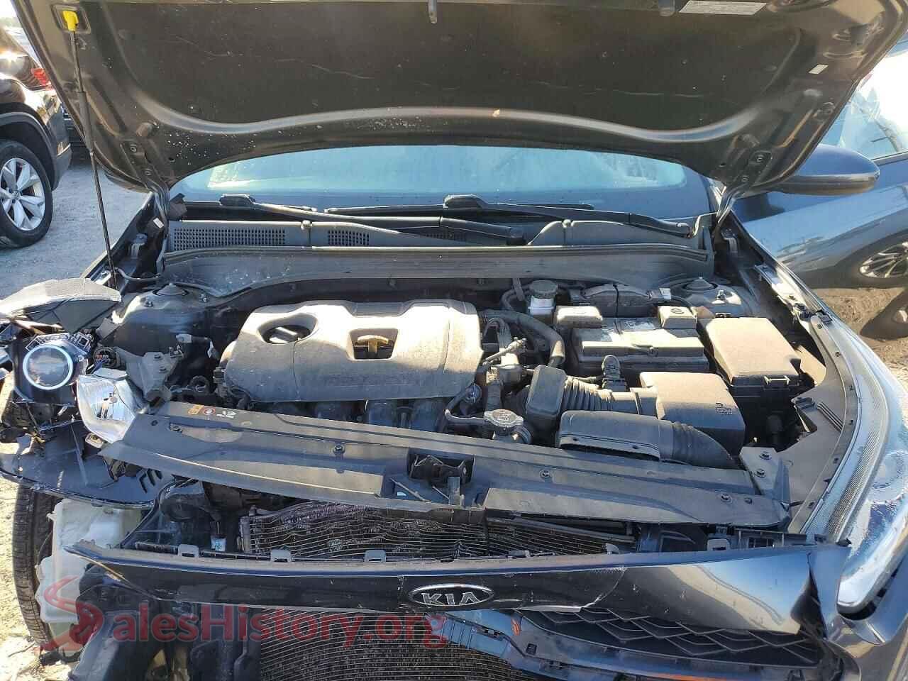 2021 KIA FORTE VIN 3KPF24AD3ME379652, VIN plate