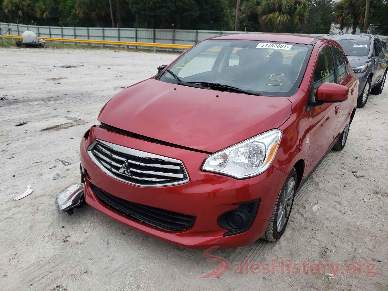 ML32F3FJ3KHF10409 2019 MITSUBISHI MIRAGE