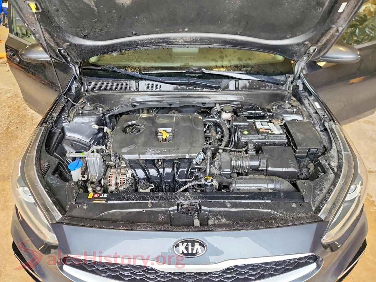 2021 KIA FORTE VIN 3KPF24AD0ME362677, VIN plate