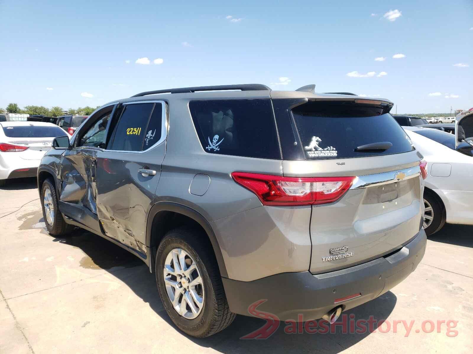 1GNERGKWXKJ250596 2019 CHEVROLET TRAVERSE