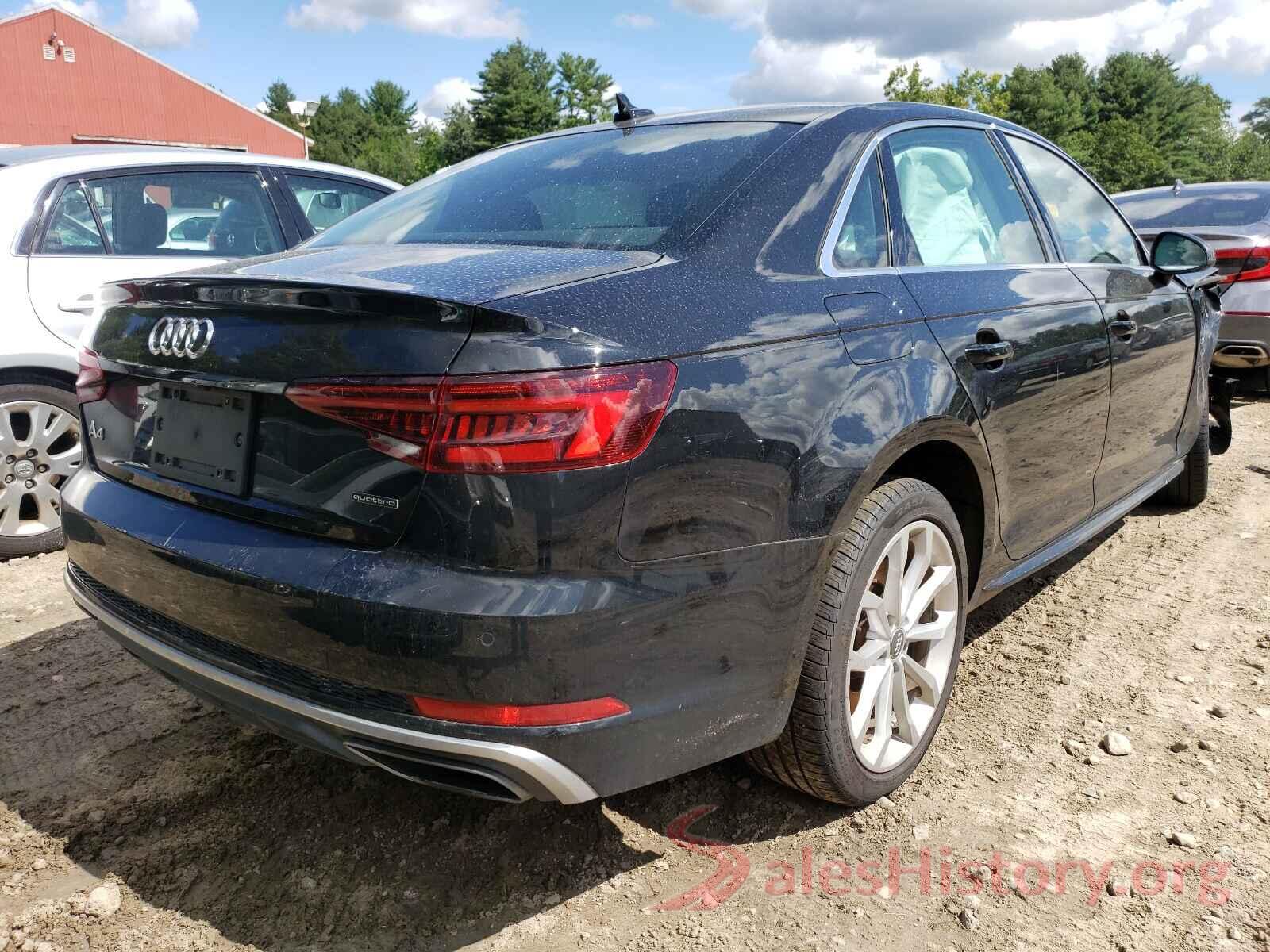 WAUENAF47KN014939 2019 AUDI A4