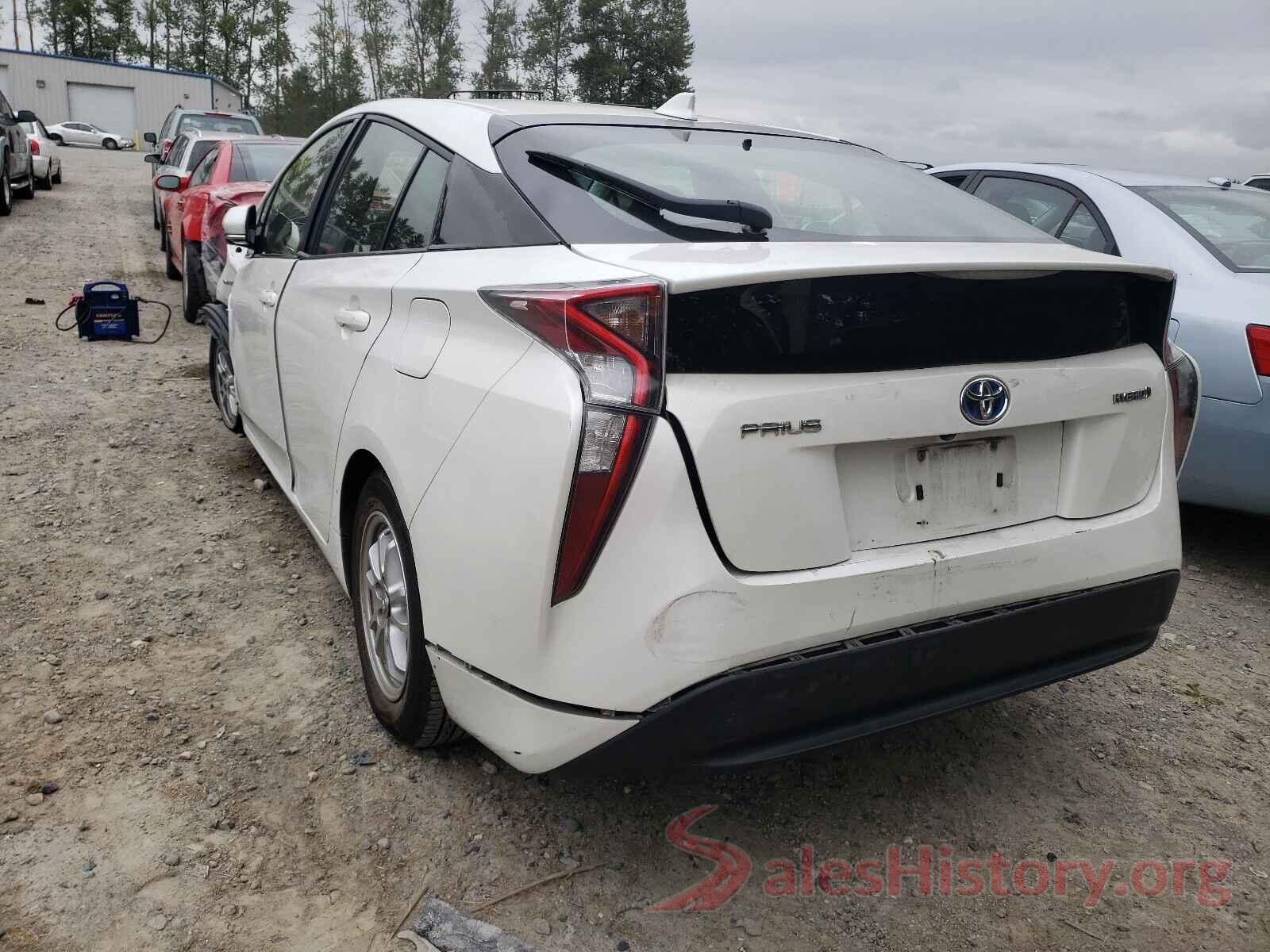 JTDKARFU6G3004972 2016 TOYOTA PRIUS