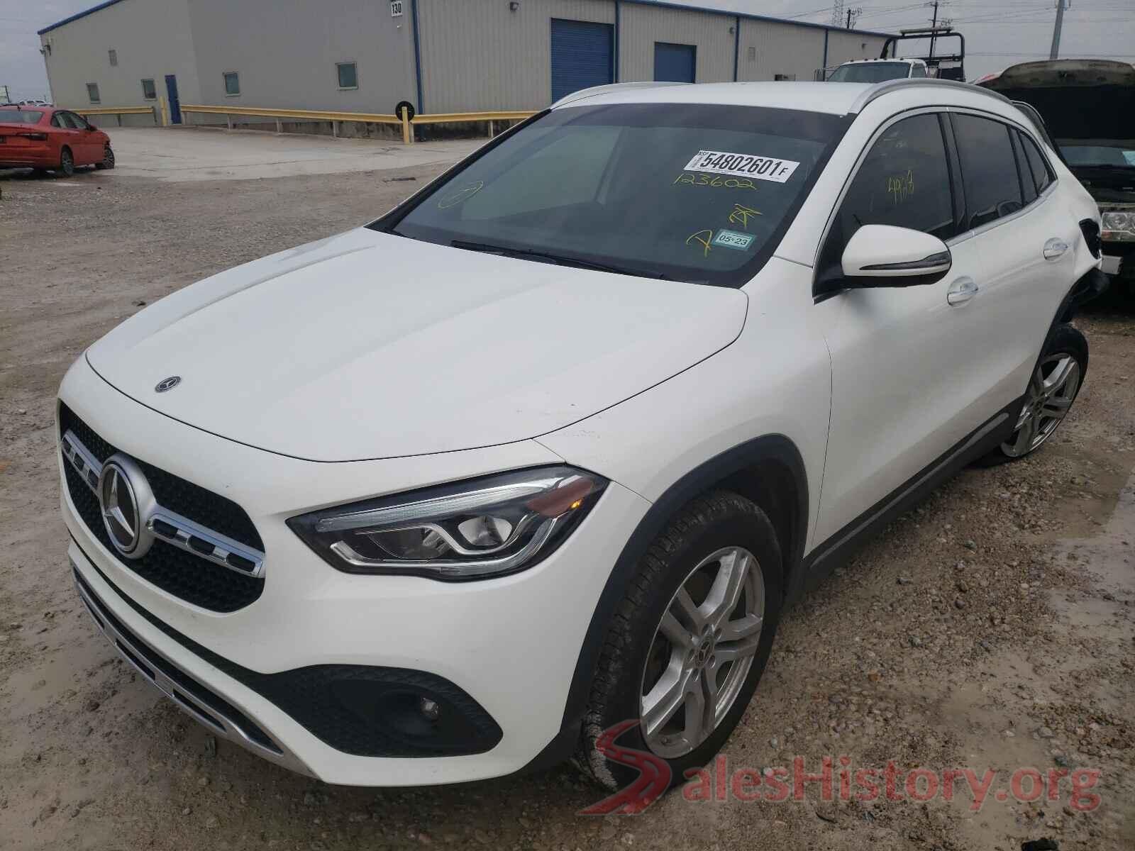 W1N4N4GB2MJ123602 2021 MERCEDES-BENZ GLA-CLASS