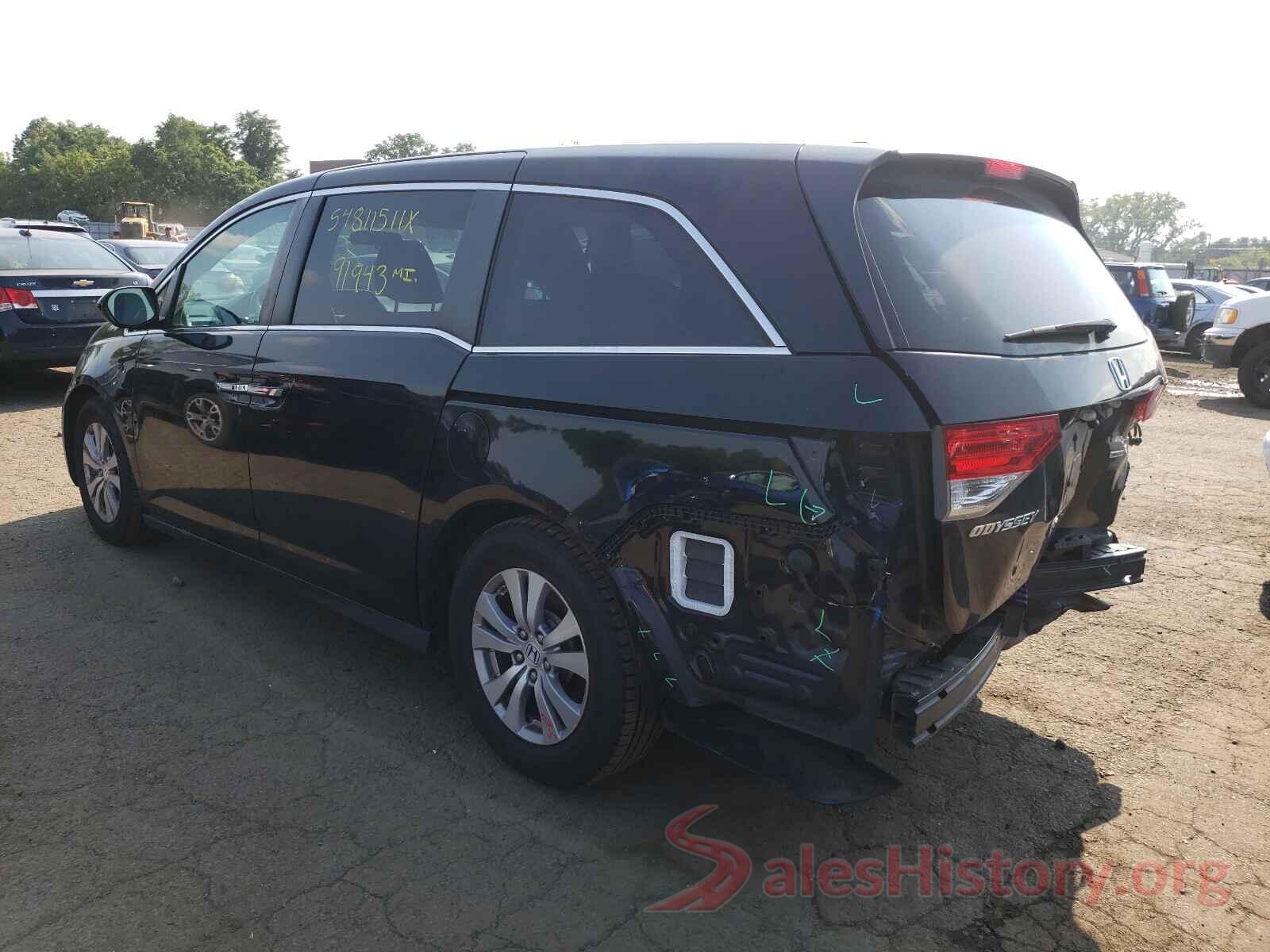 5FNRL5H30GB116241 2016 HONDA ODYSSEY