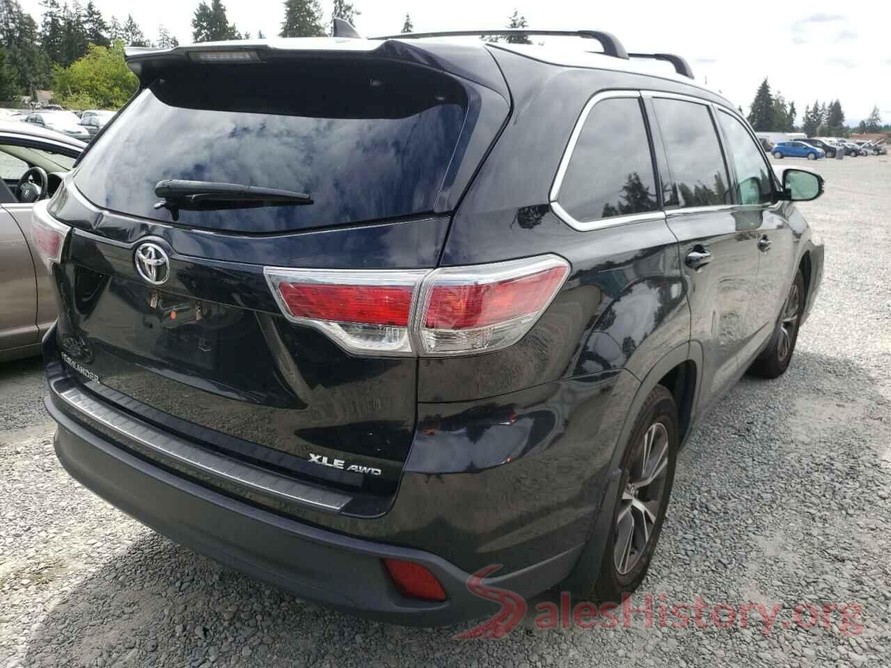 5TDJKRFHXGS507138 2016 TOYOTA HIGHLANDER