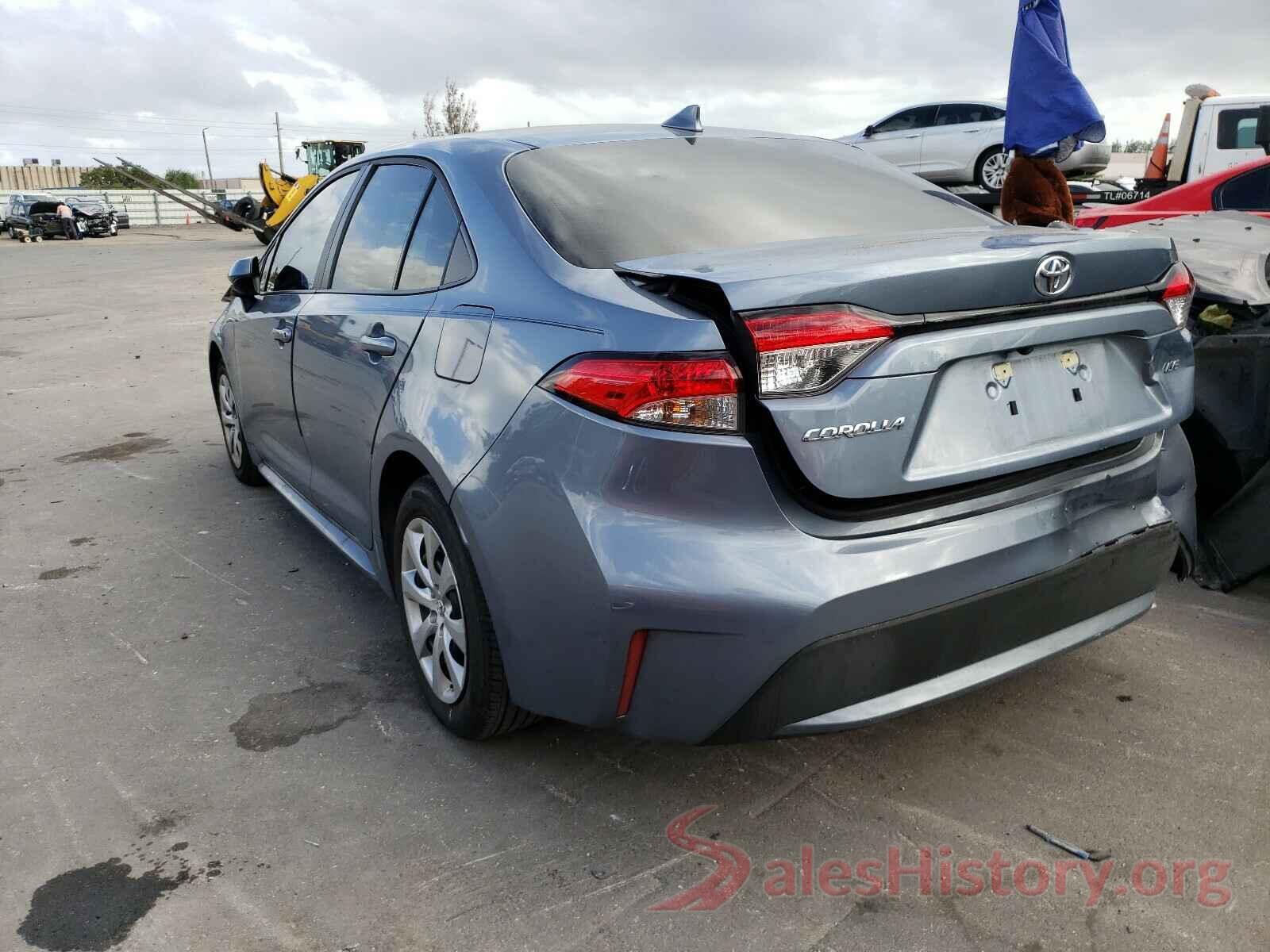 5YFEPRAE6LP123702 2020 TOYOTA COROLLA