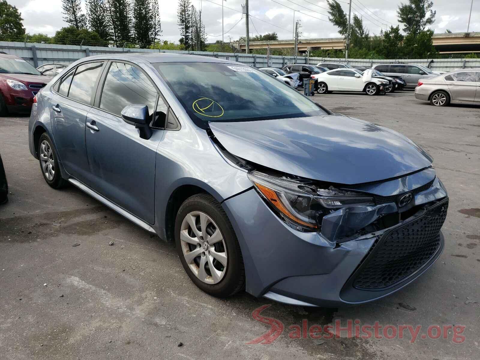 5YFEPRAE6LP123702 2020 TOYOTA COROLLA