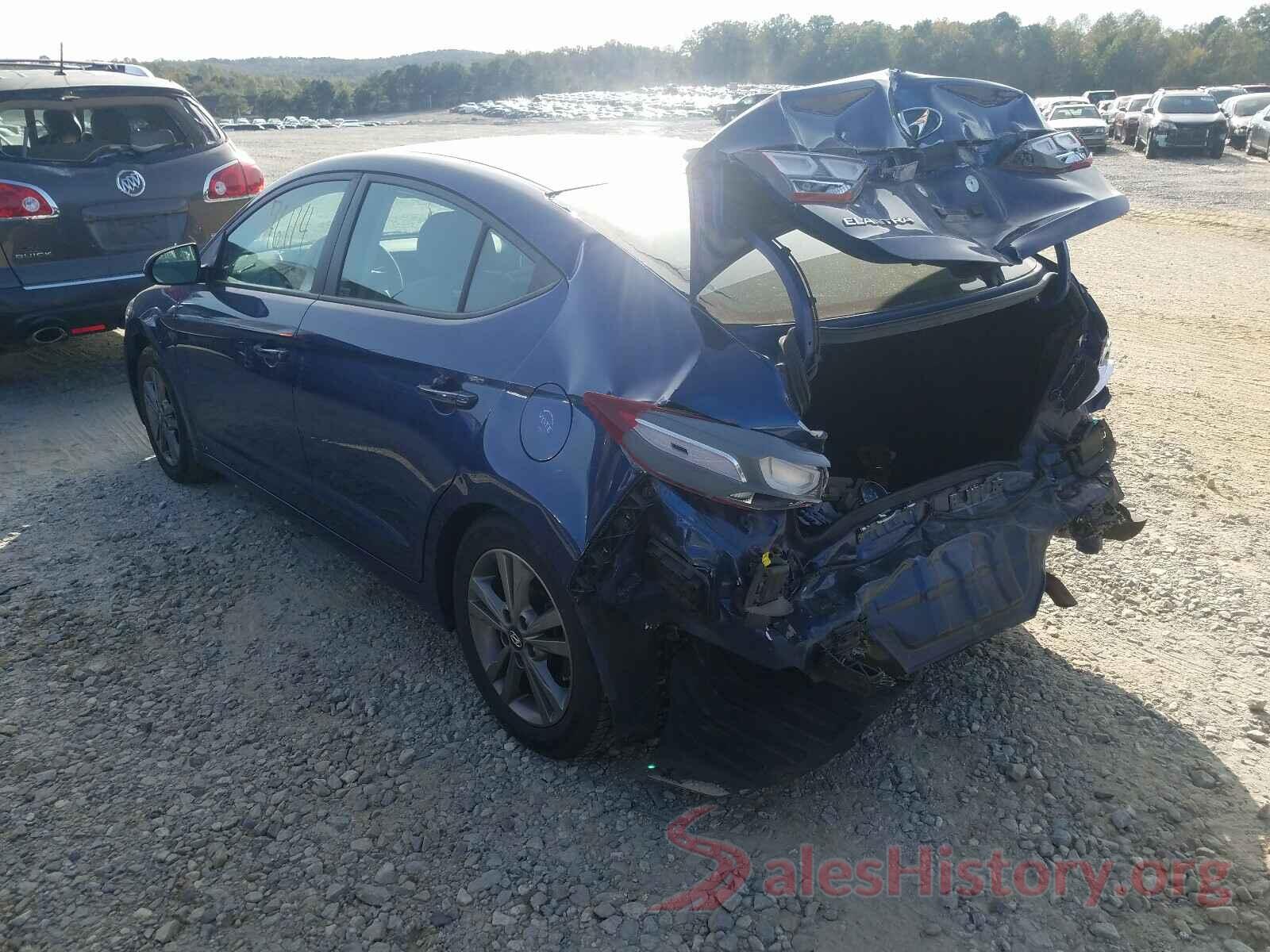 5NPD84LF7JH304321 2018 HYUNDAI ELANTRA