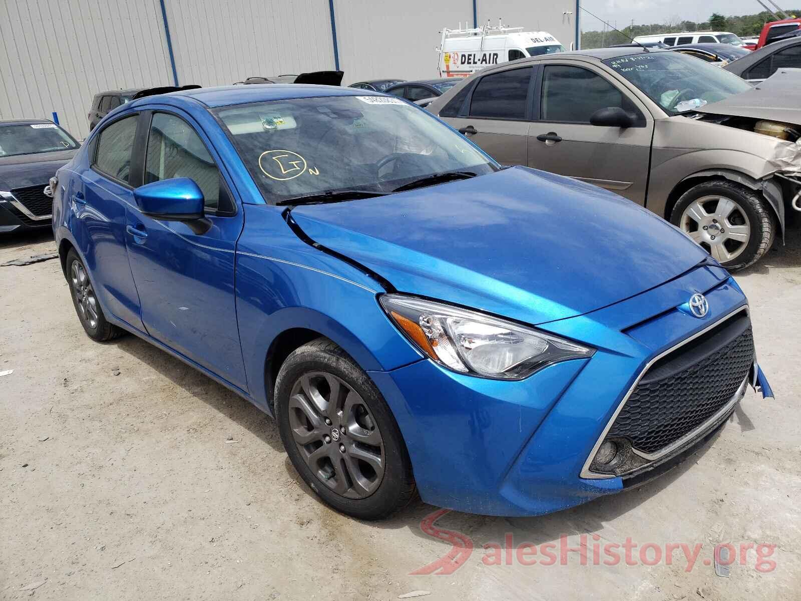 3MYDLBYV6KY517916 2019 TOYOTA YARIS