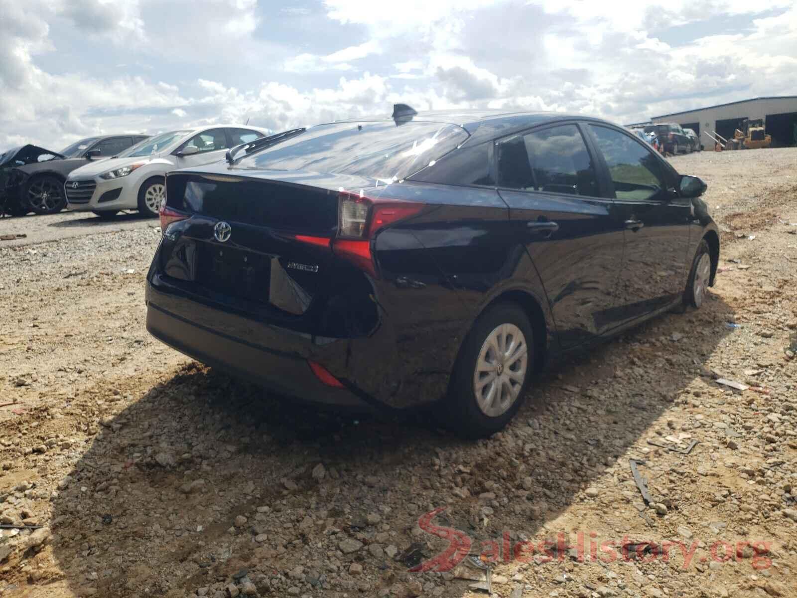 JTDKAMFUXM3138818 2021 TOYOTA PRIUS