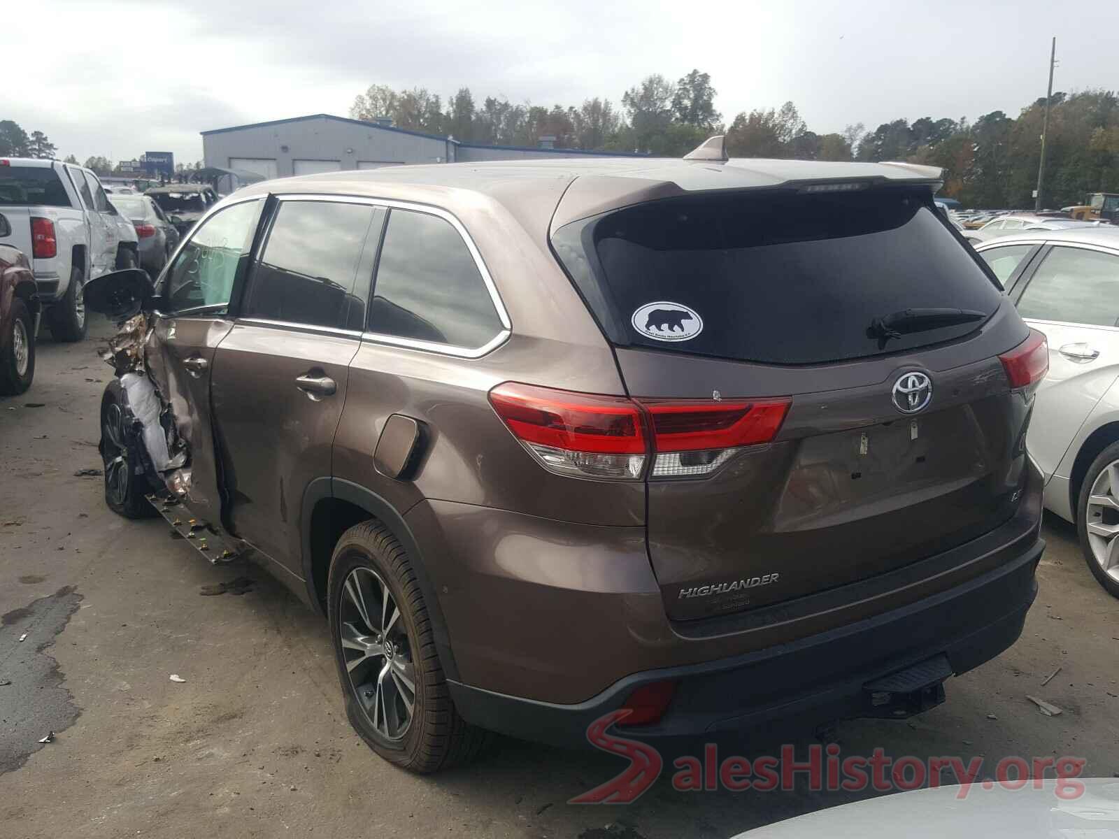 5TDZZRFH0JS280743 2018 TOYOTA HIGHLANDER