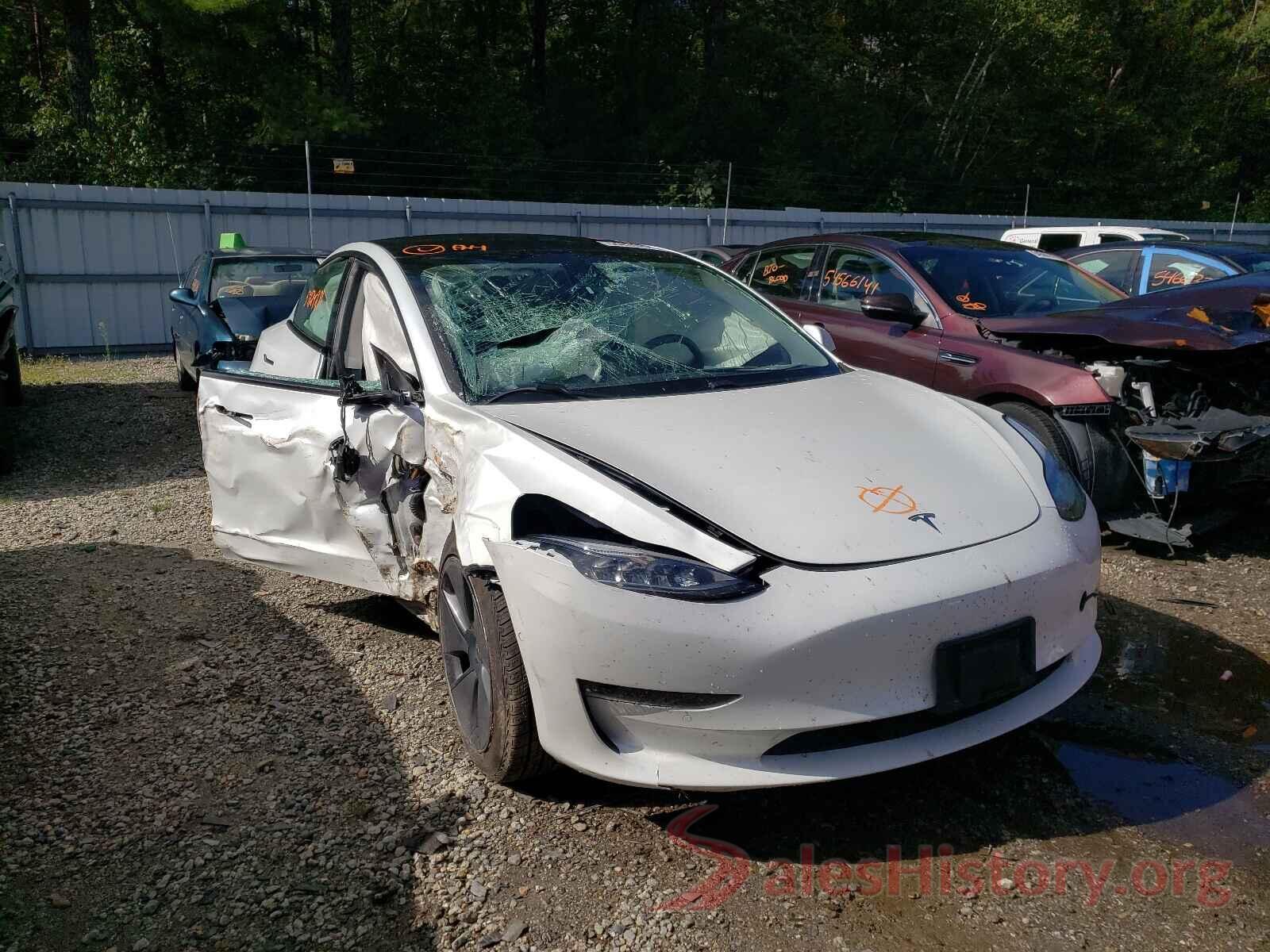 5YJ3E1EA7MF854710 2021 TESLA MODEL 3