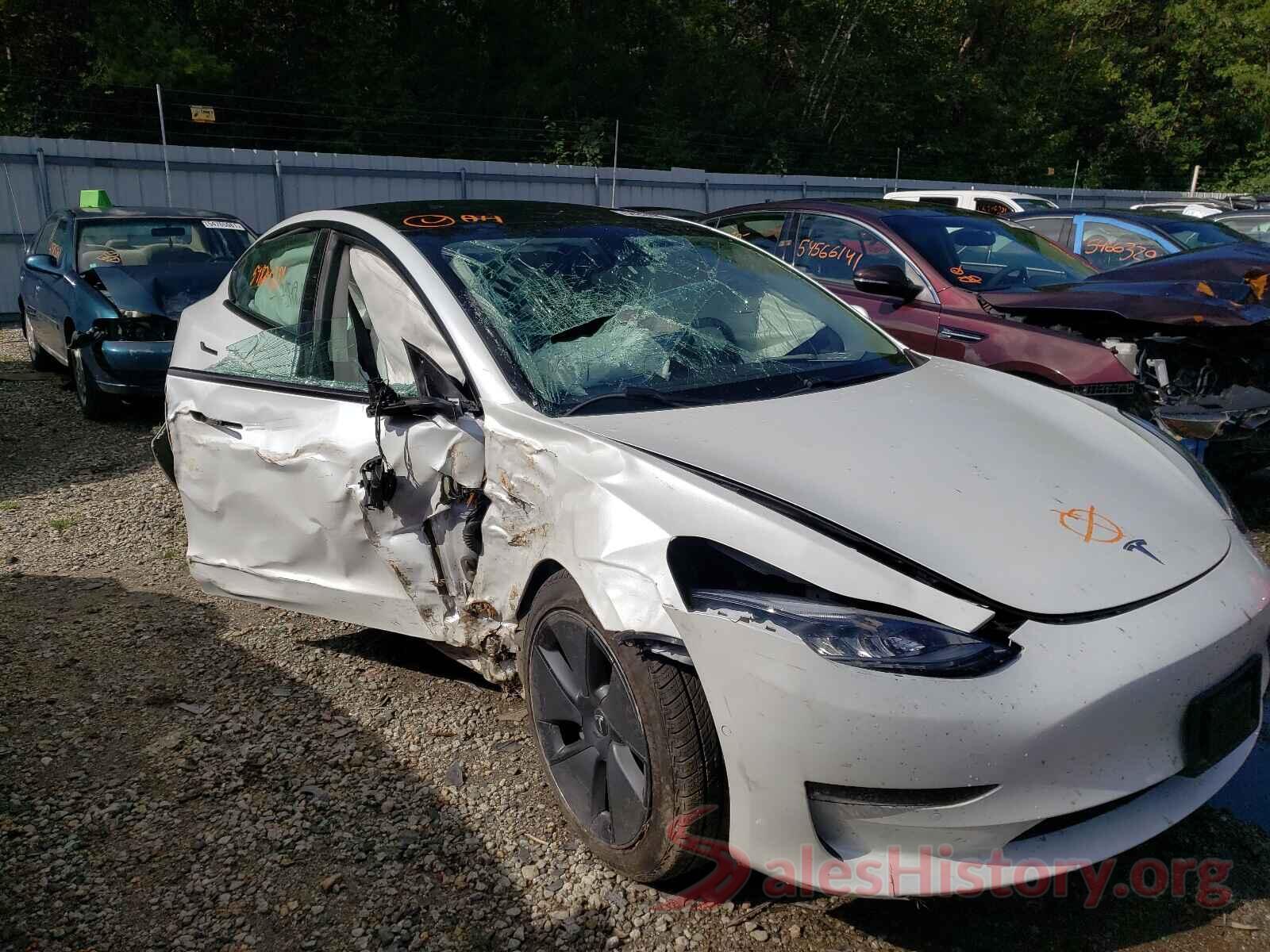 5YJ3E1EA7MF854710 2021 TESLA MODEL 3