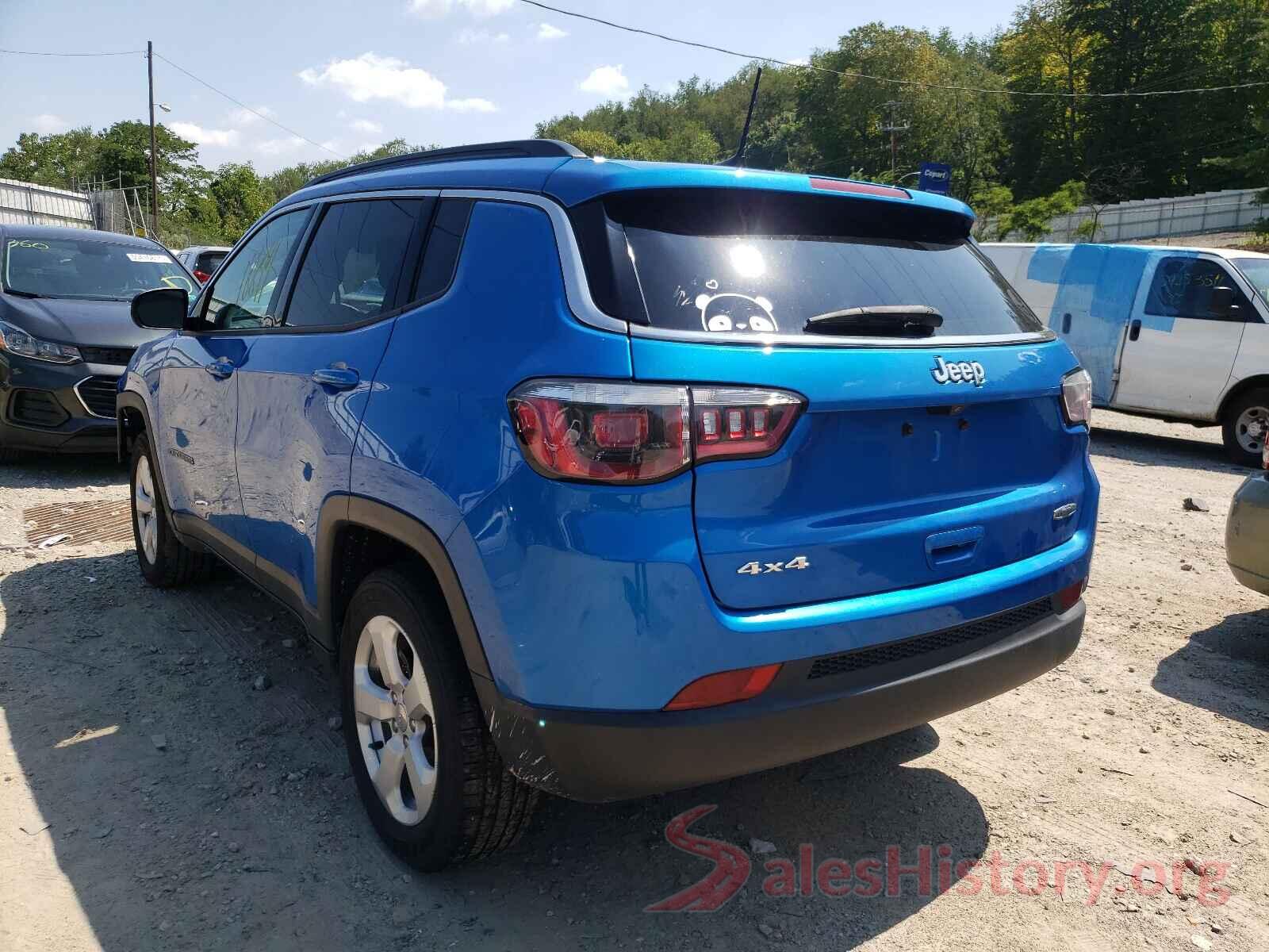 3C4NJDBBXKT734823 2019 JEEP COMPASS