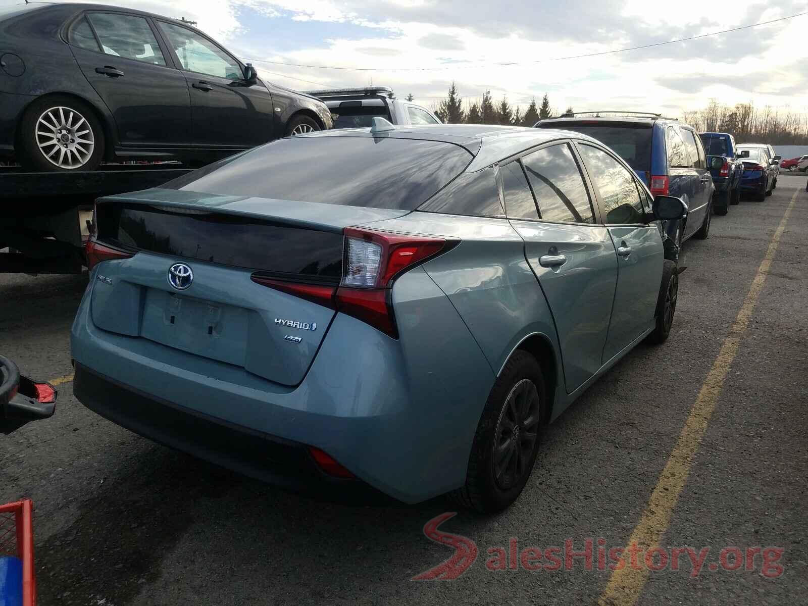 JTDKARFU9K3078721 2019 TOYOTA PRIUS