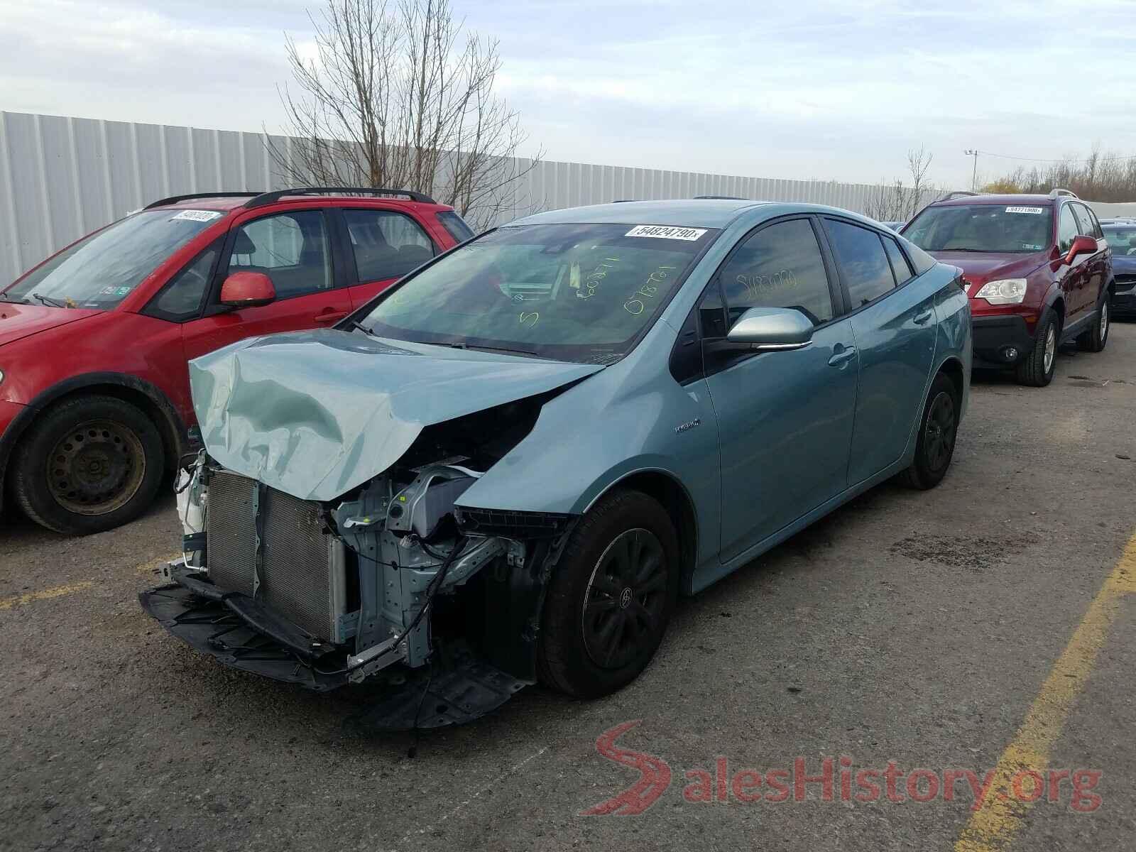 JTDKARFU9K3078721 2019 TOYOTA PRIUS