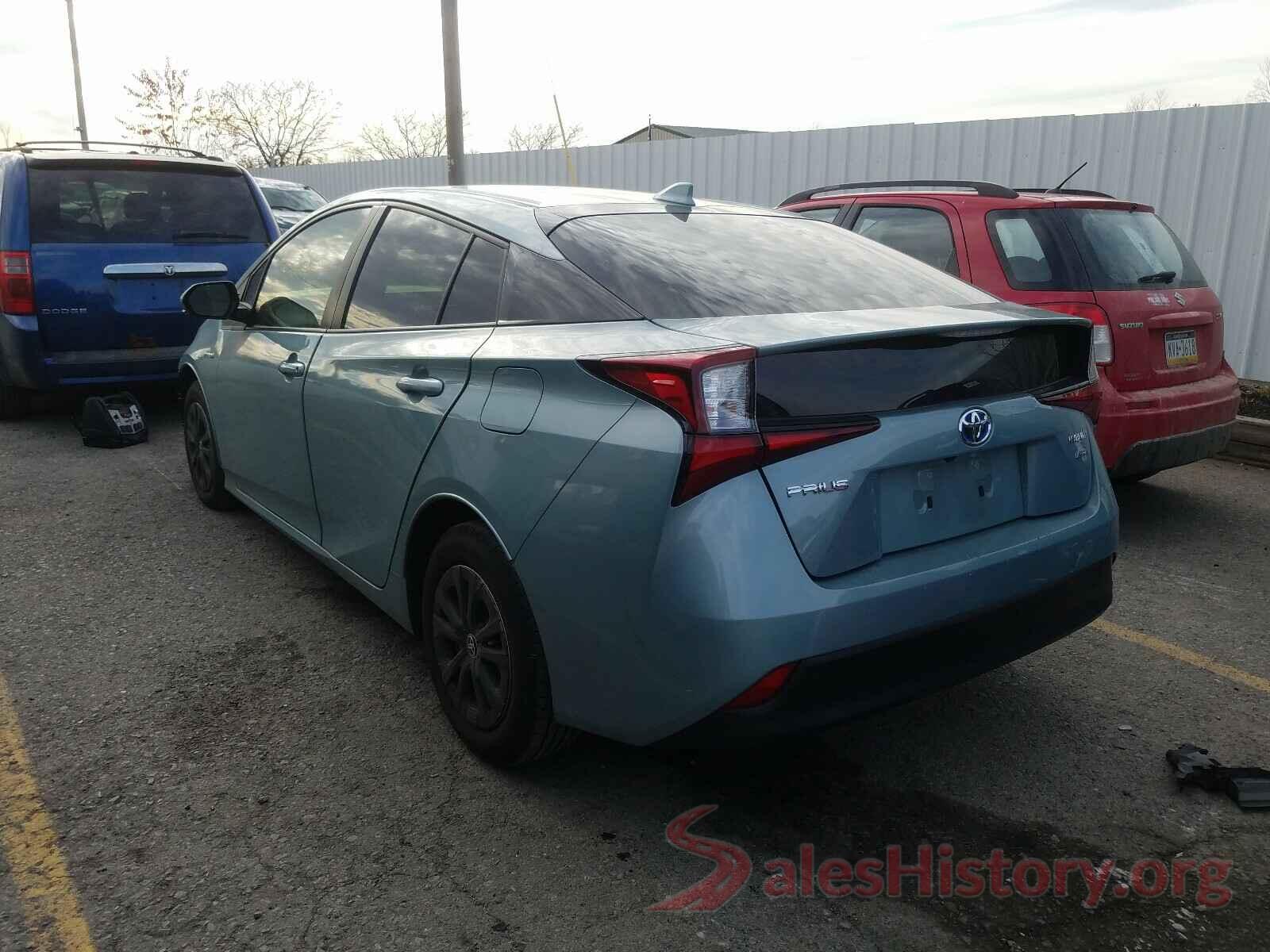 JTDKARFU9K3078721 2019 TOYOTA PRIUS