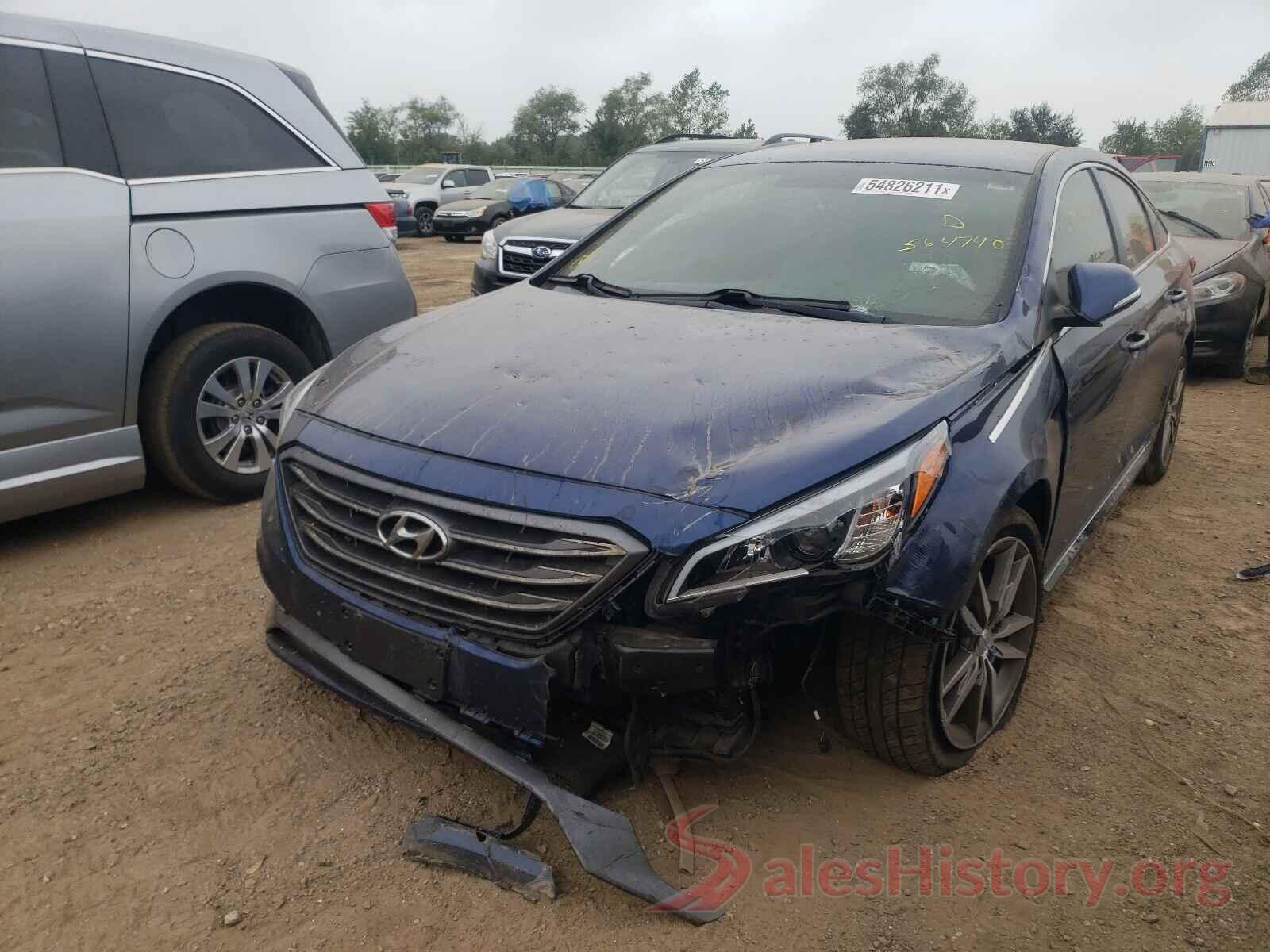 5NPE34AB4HH564740 2017 HYUNDAI SONATA