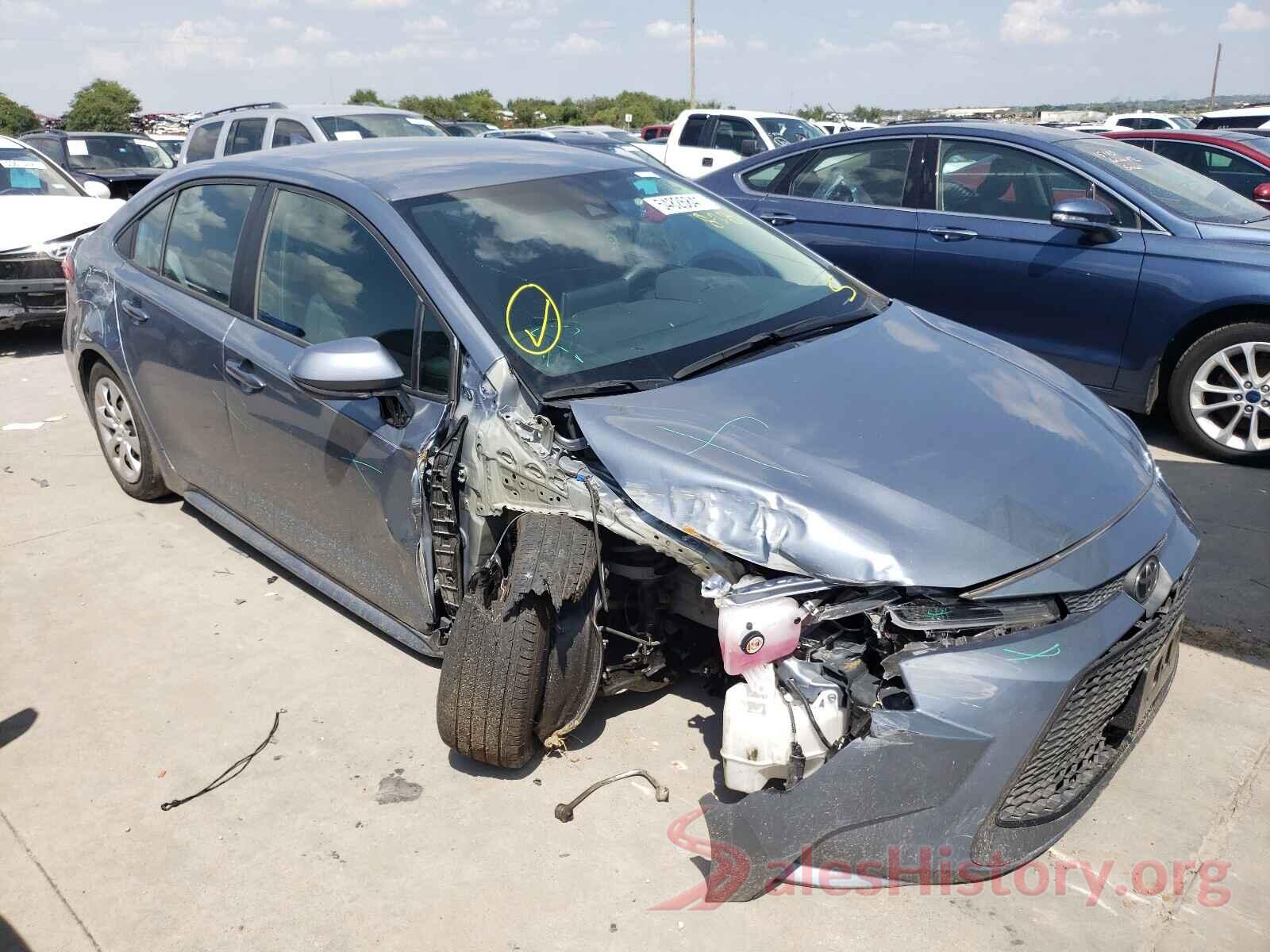 5YFEPRAE9LP104691 2020 TOYOTA COROLLA