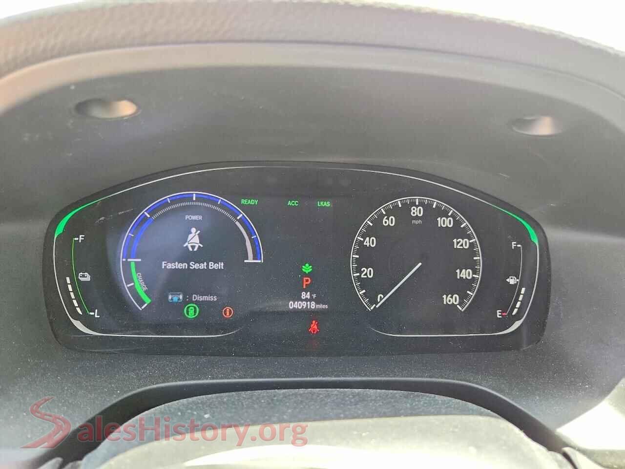 2021 HONDA INSIGHT VIN 19XZE4F58ME005012, interior center console