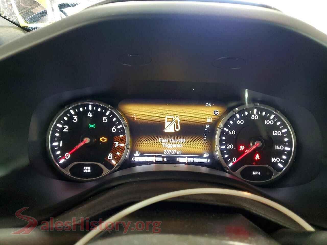 2023 JEEP RENEGADE VIN ZACNJDC13PPP45244, interior center console