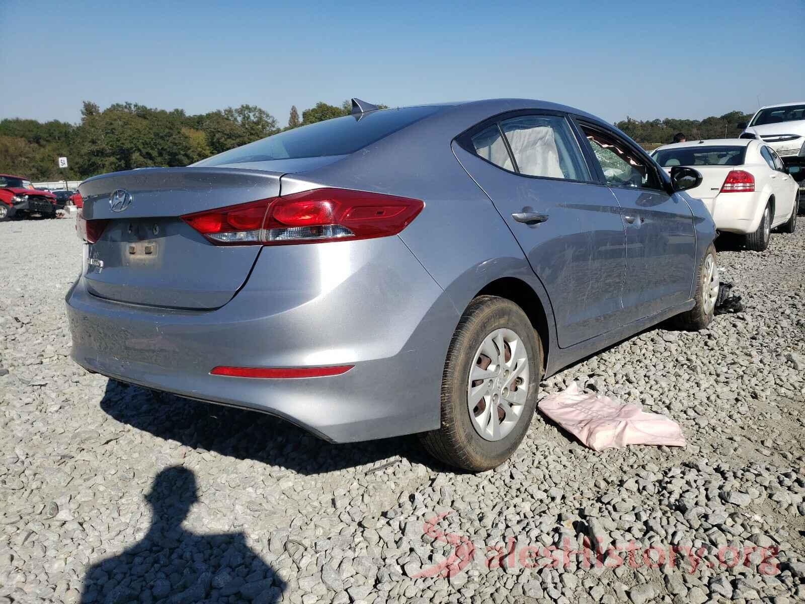 5NPD74LF8HH190245 2017 HYUNDAI ELANTRA