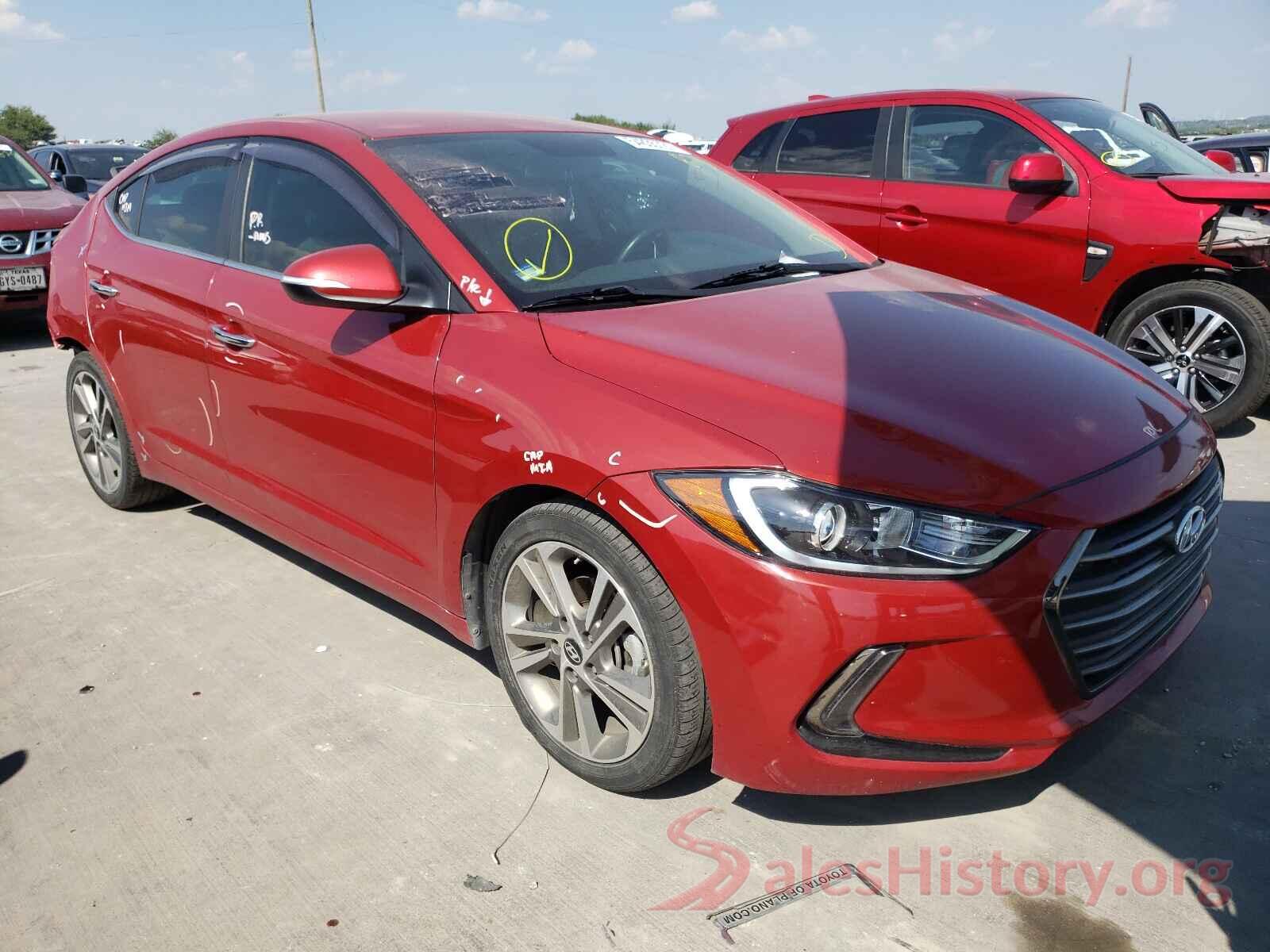 5NPD84LFXHH057600 2017 HYUNDAI ELANTRA