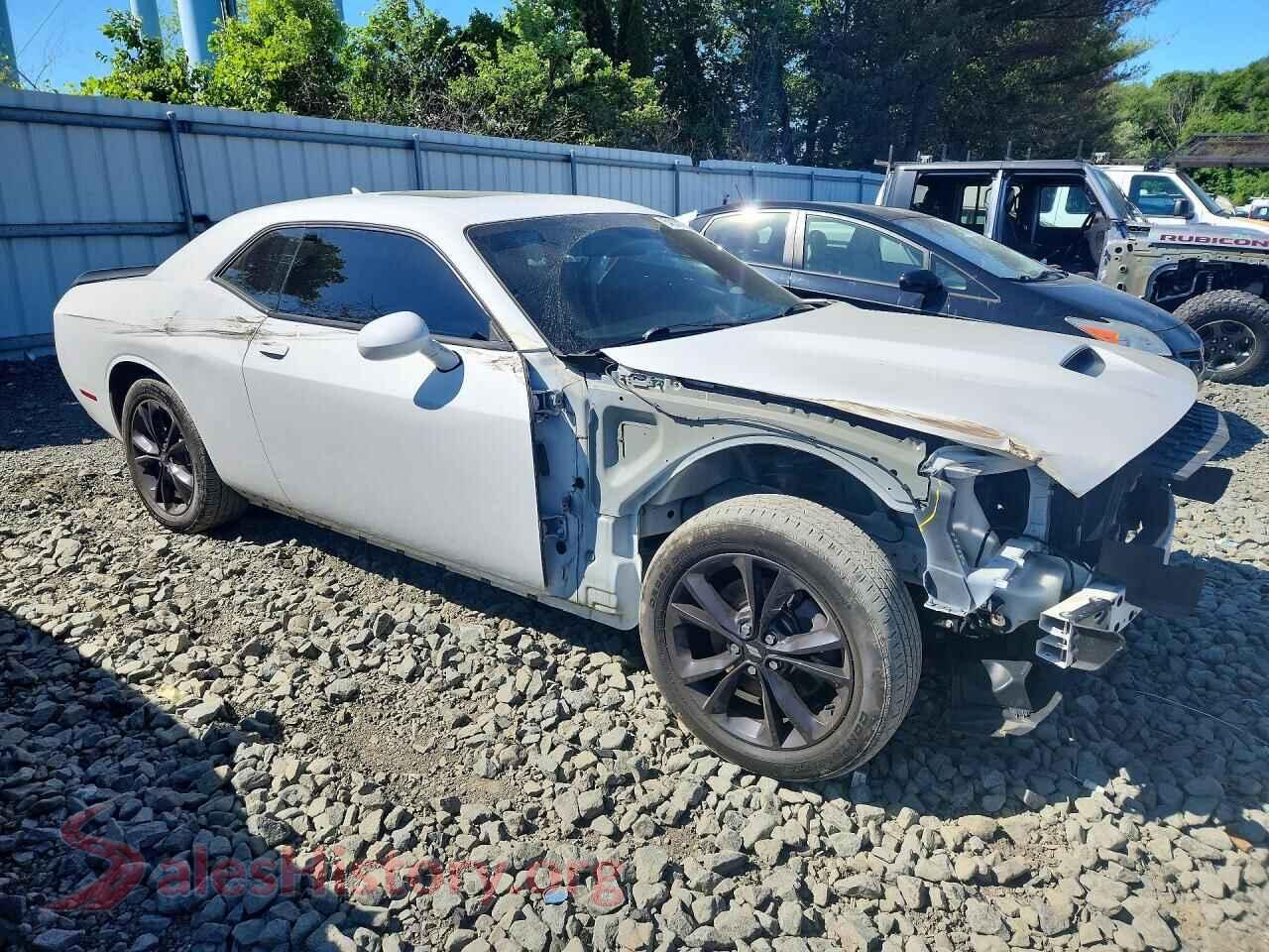 2020 DODGE CHALLENGER VIN 2C3CDZKG7LH155150, rear 3/4 view