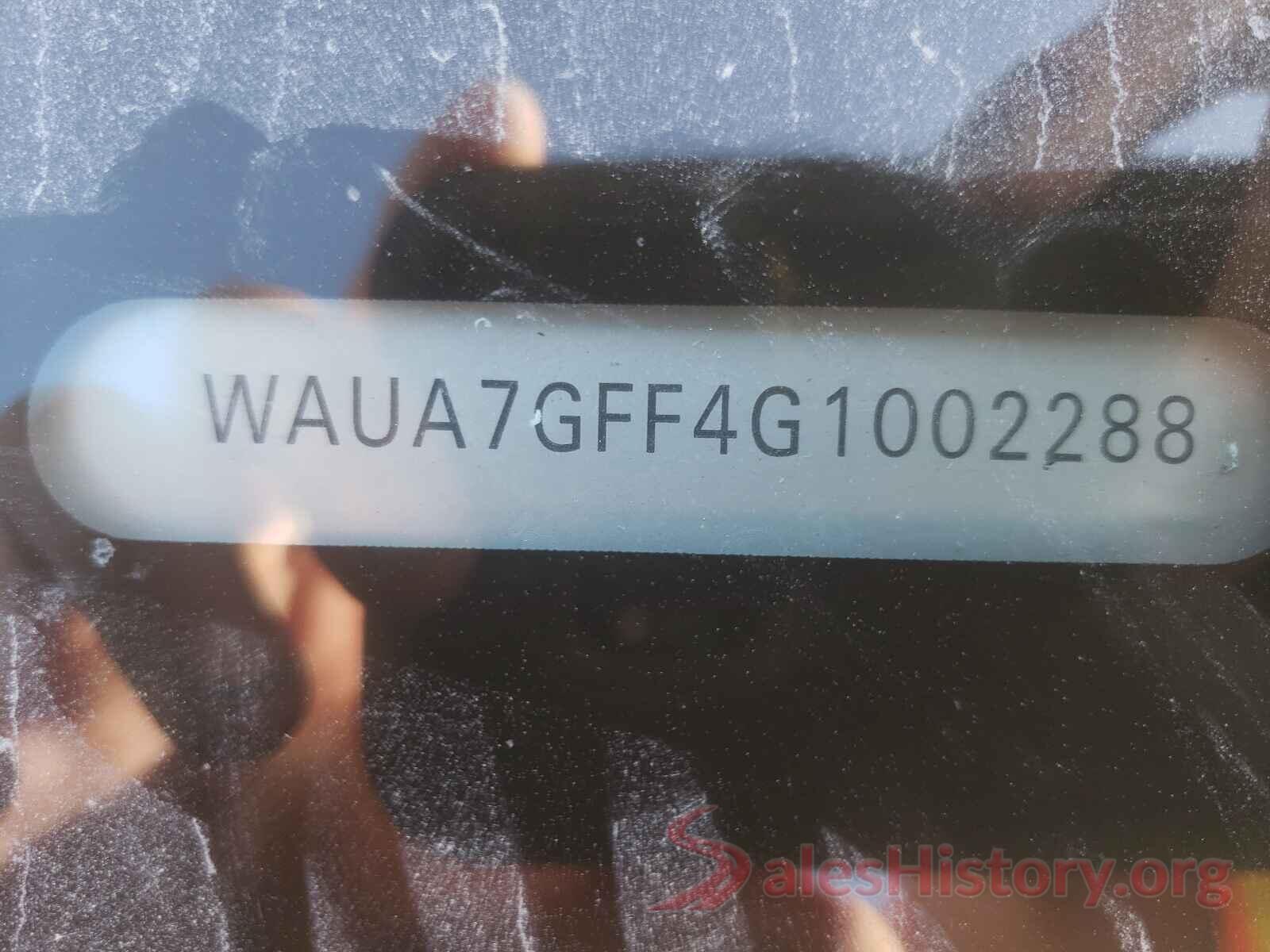 WAUA7GFF4G1002288 2016 AUDI A3