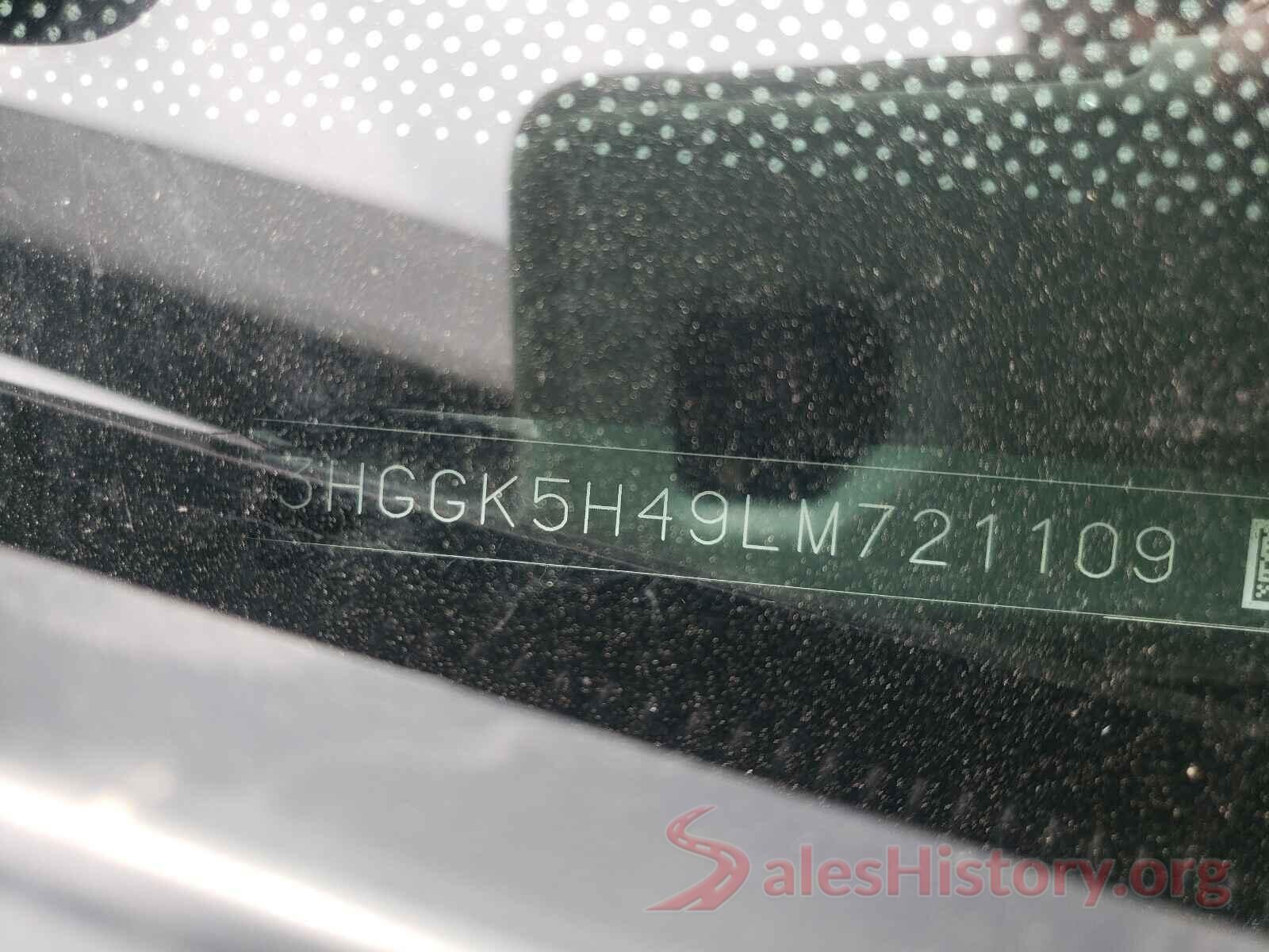 3HGGK5H49LM721109 2020 HONDA FIT