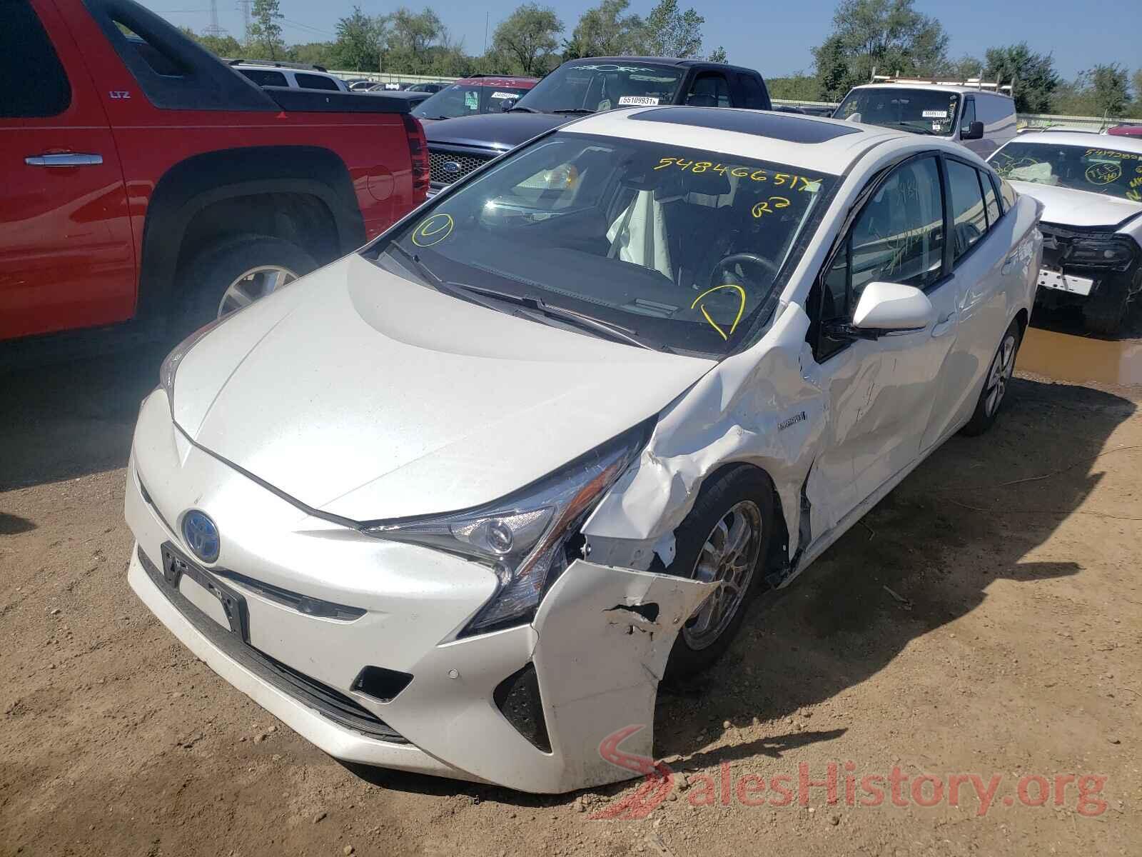 JTDKARFU6H3046477 2017 TOYOTA PRIUS