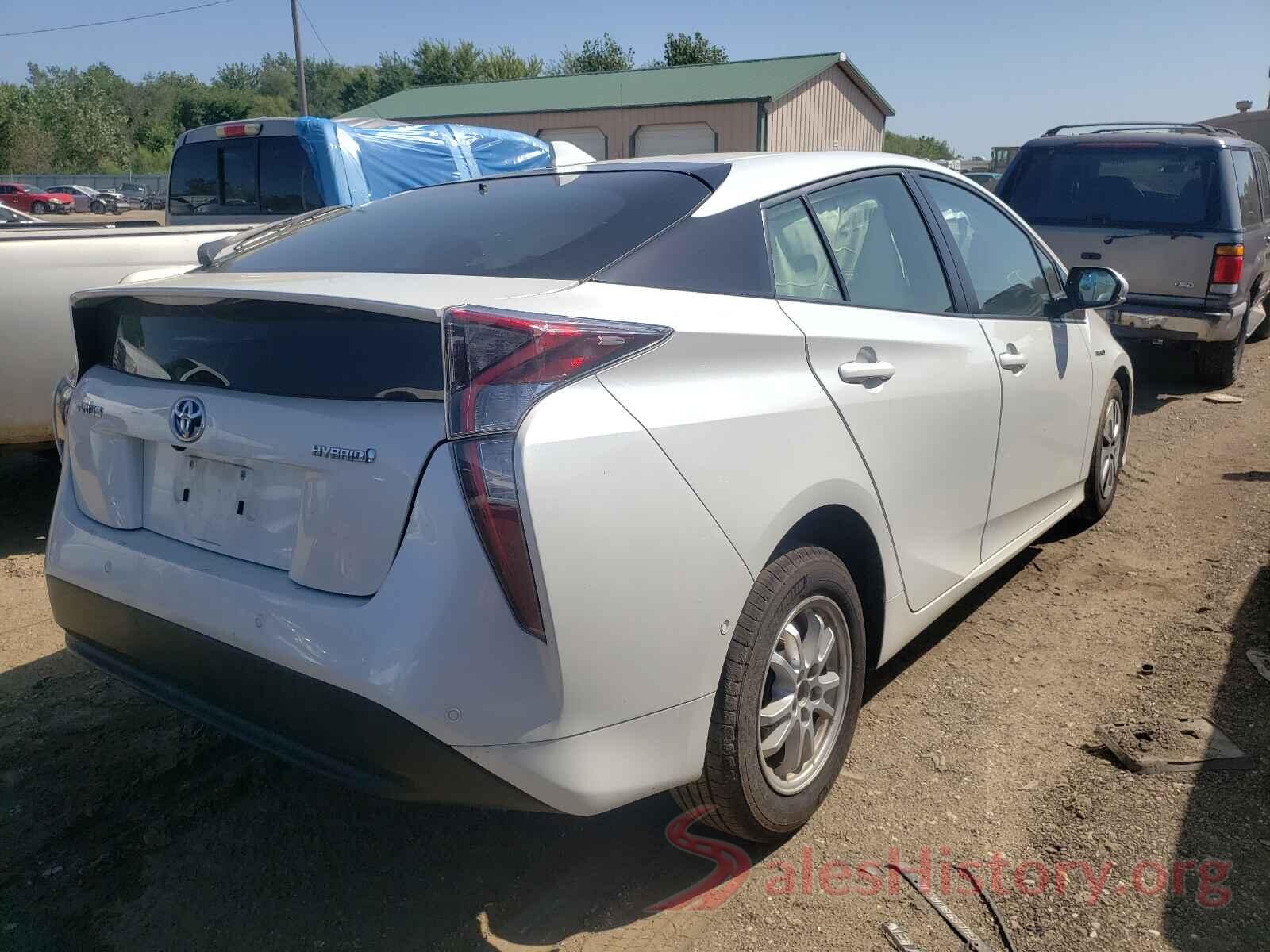 JTDKARFU6H3046477 2017 TOYOTA PRIUS