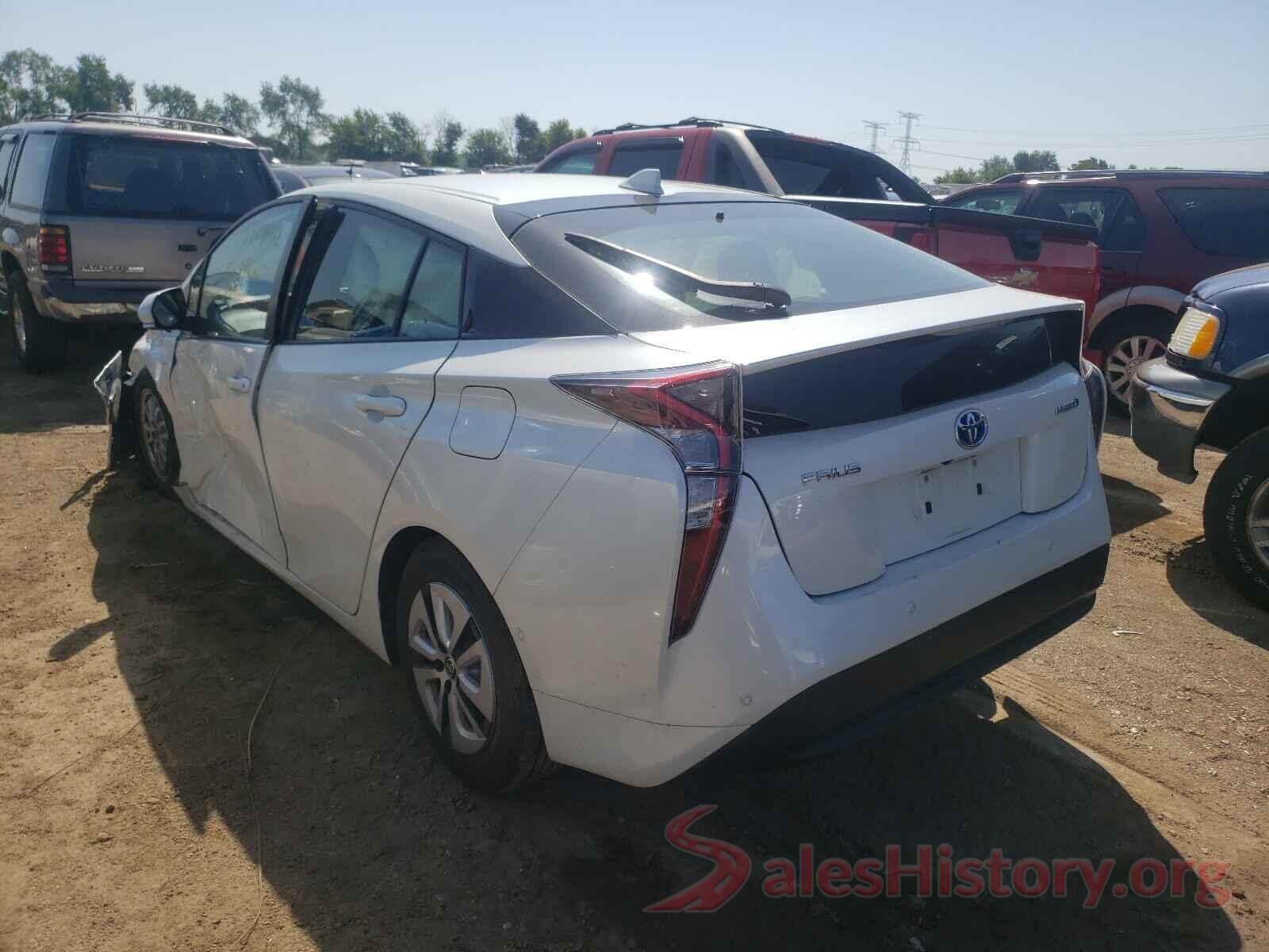 JTDKARFU6H3046477 2017 TOYOTA PRIUS