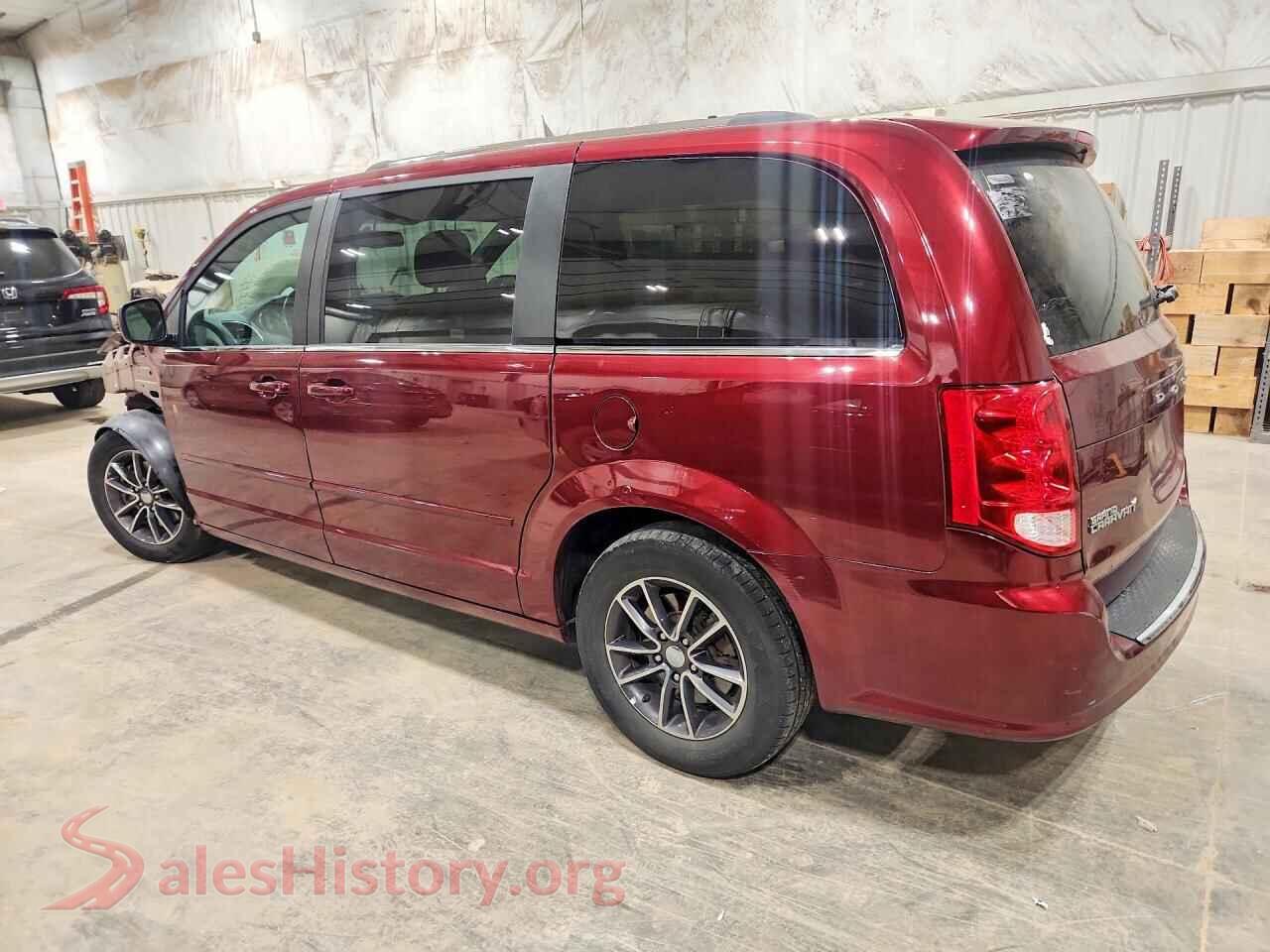 2017 DODGE CARAVAN VIN 2C4RDGCG5HR841892, front view