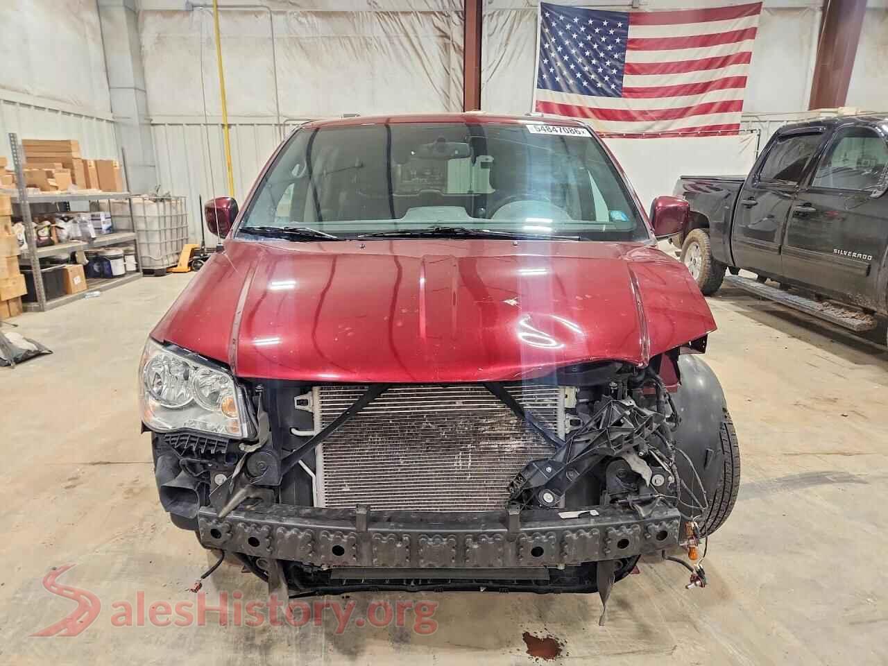 2017 DODGE CARAVAN VIN 2C4RDGCG5HR841892, rear view