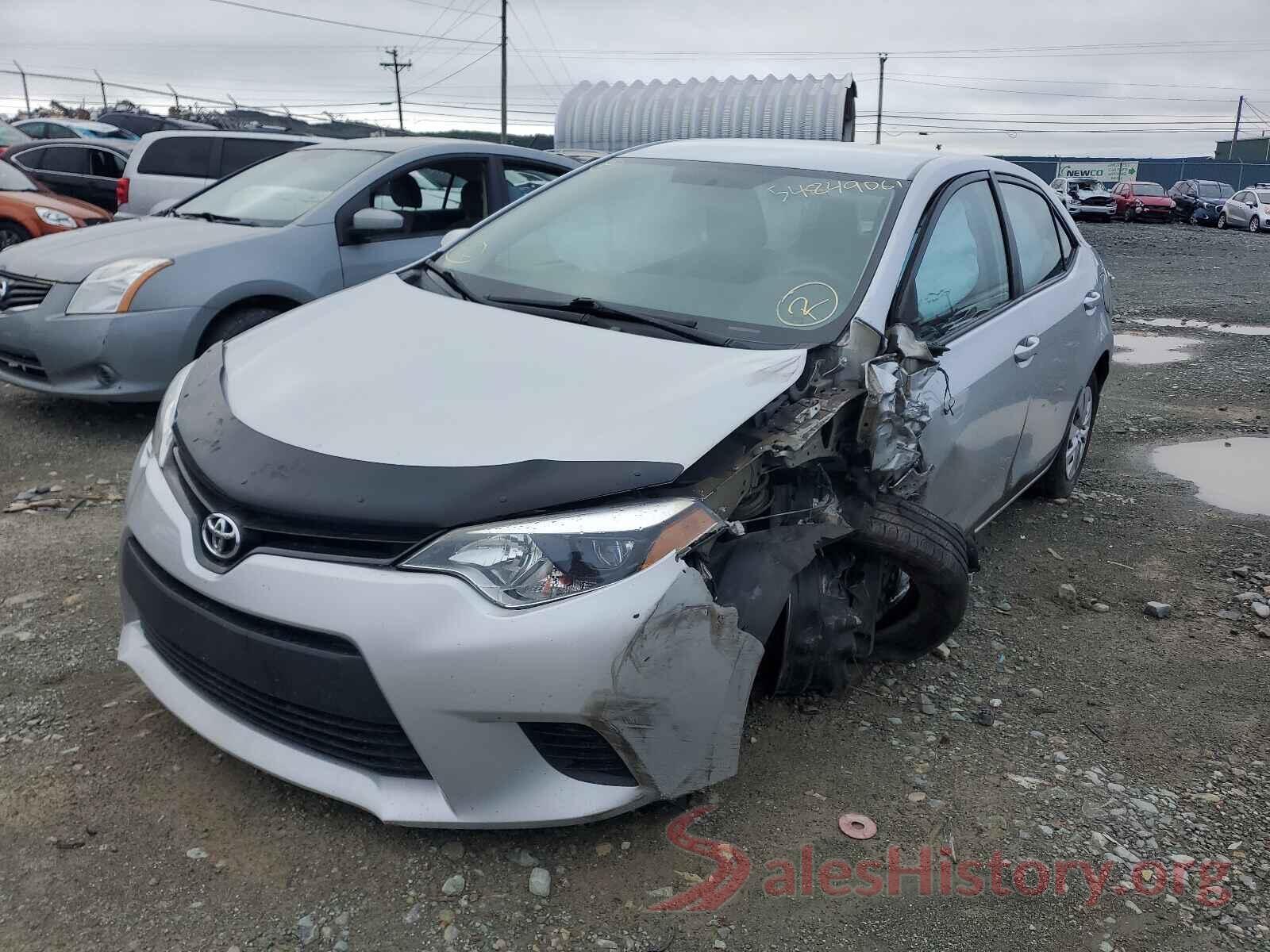 2T1BURHEXGC540599 2016 TOYOTA COROLLA