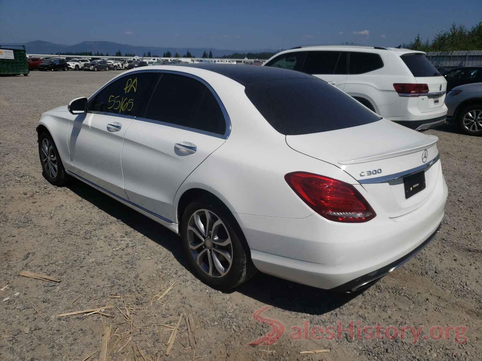 55SWF4KB3GU135756 2016 MERCEDES-BENZ C-CLASS