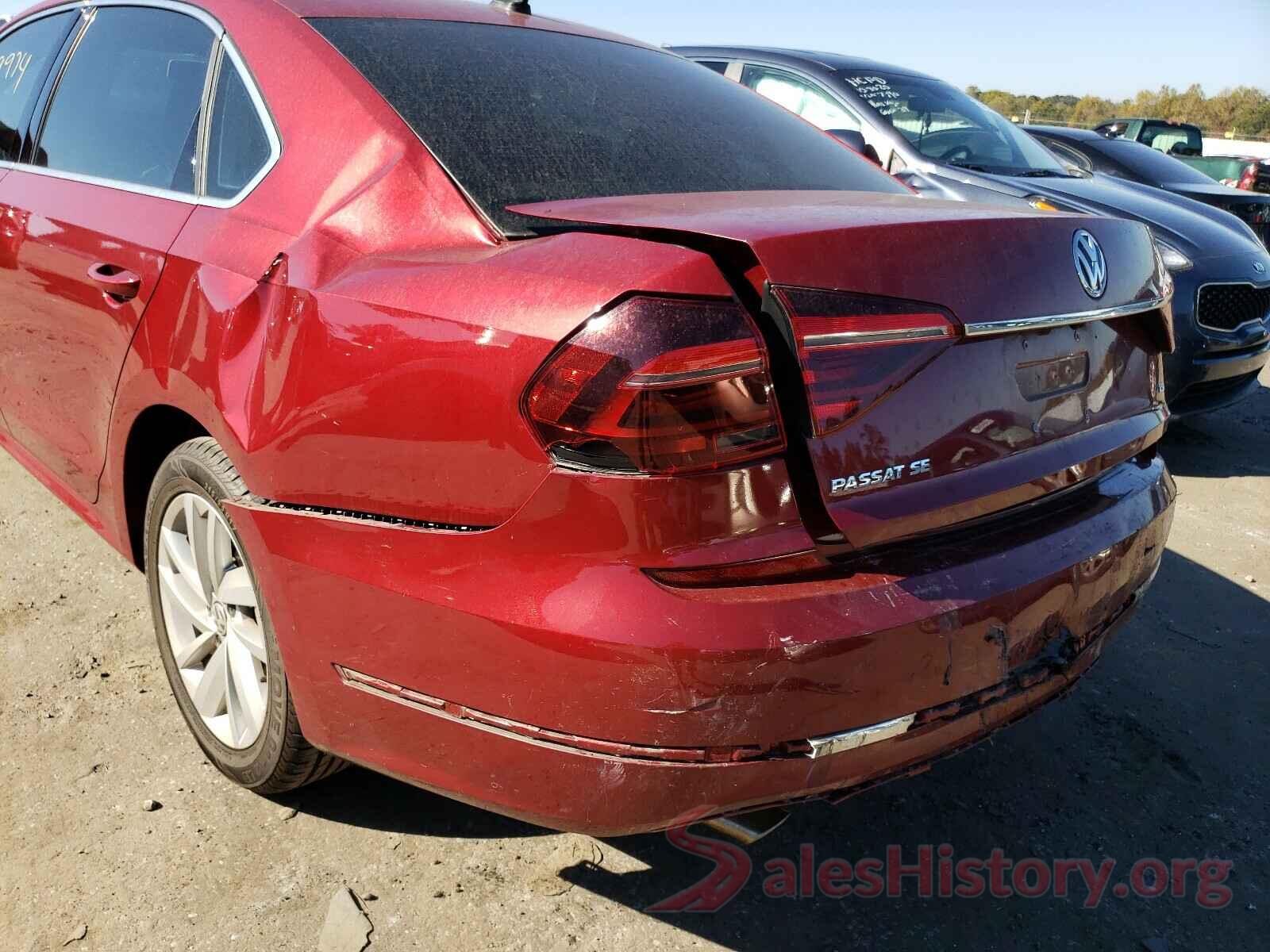 1VWBA7A37JC007550 2018 VOLKSWAGEN PASSAT