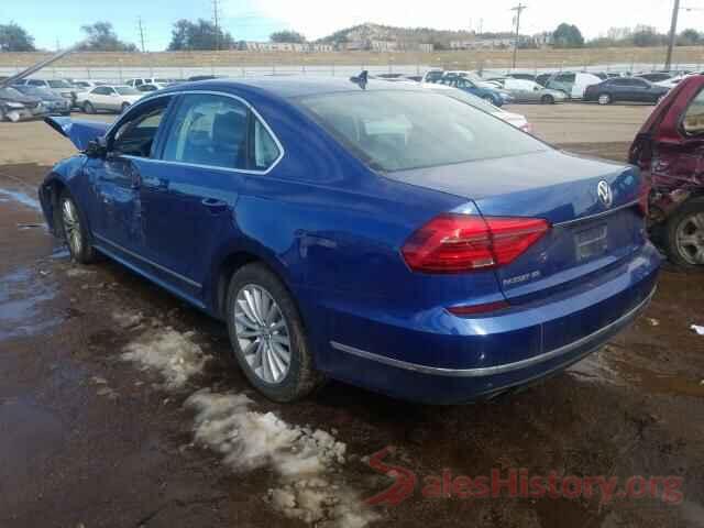 1VWBS7A37GC063686 2016 VOLKSWAGEN PASSAT