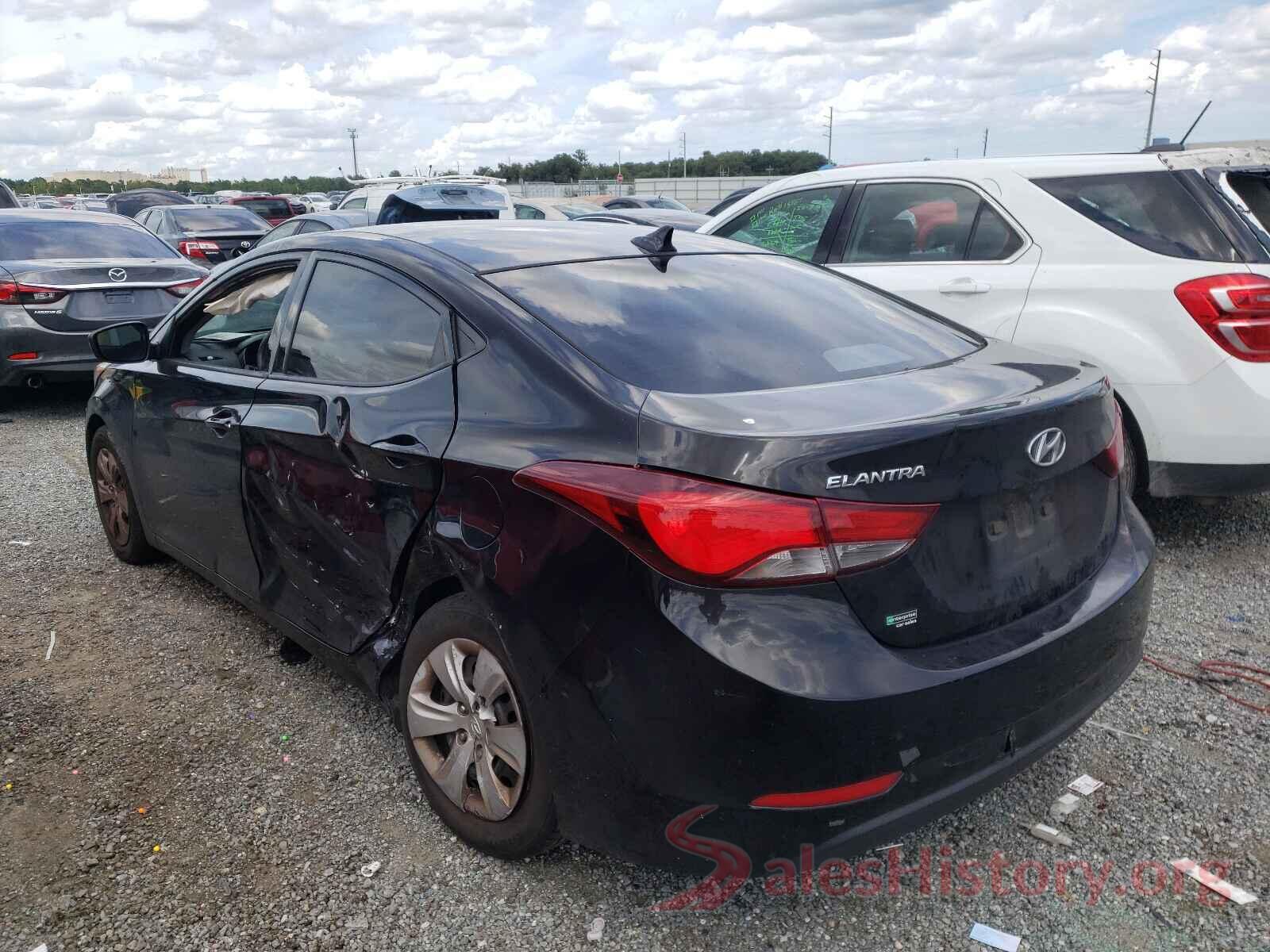 5NPDH4AE5GH677571 2016 HYUNDAI ELANTRA