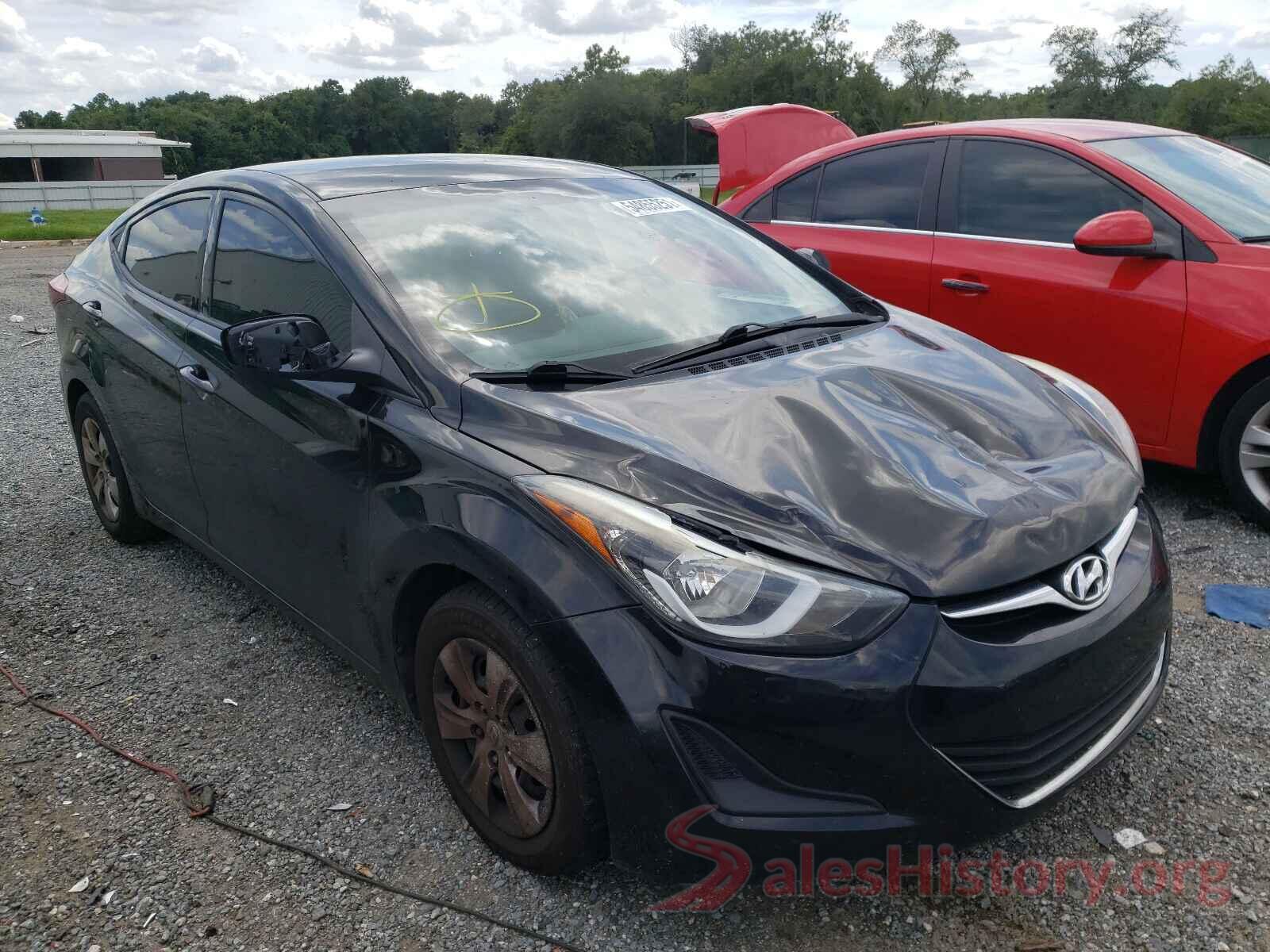 5NPDH4AE5GH677571 2016 HYUNDAI ELANTRA