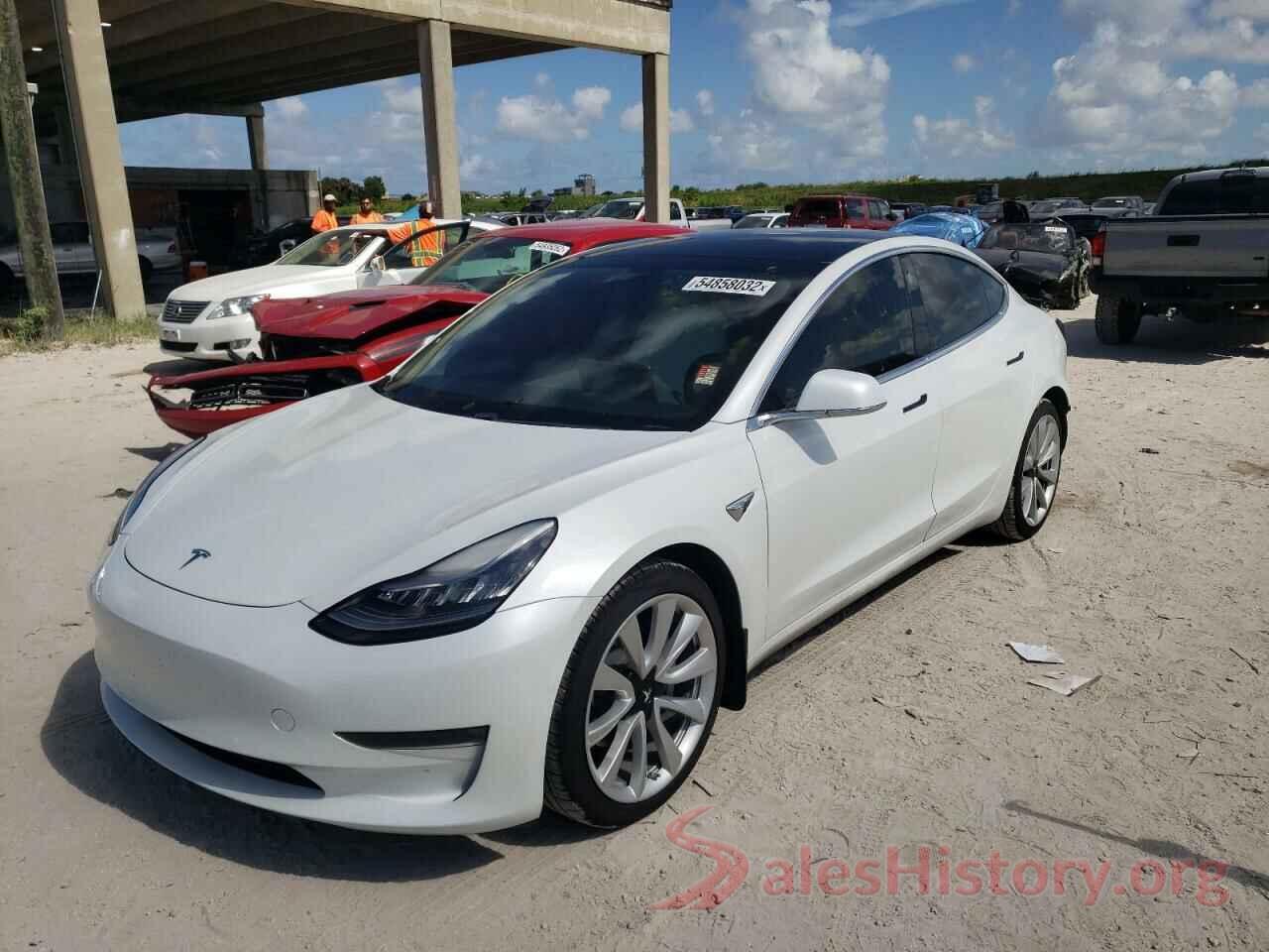 5YJ3E1EB4KF392516 2019 TESLA MODEL 3