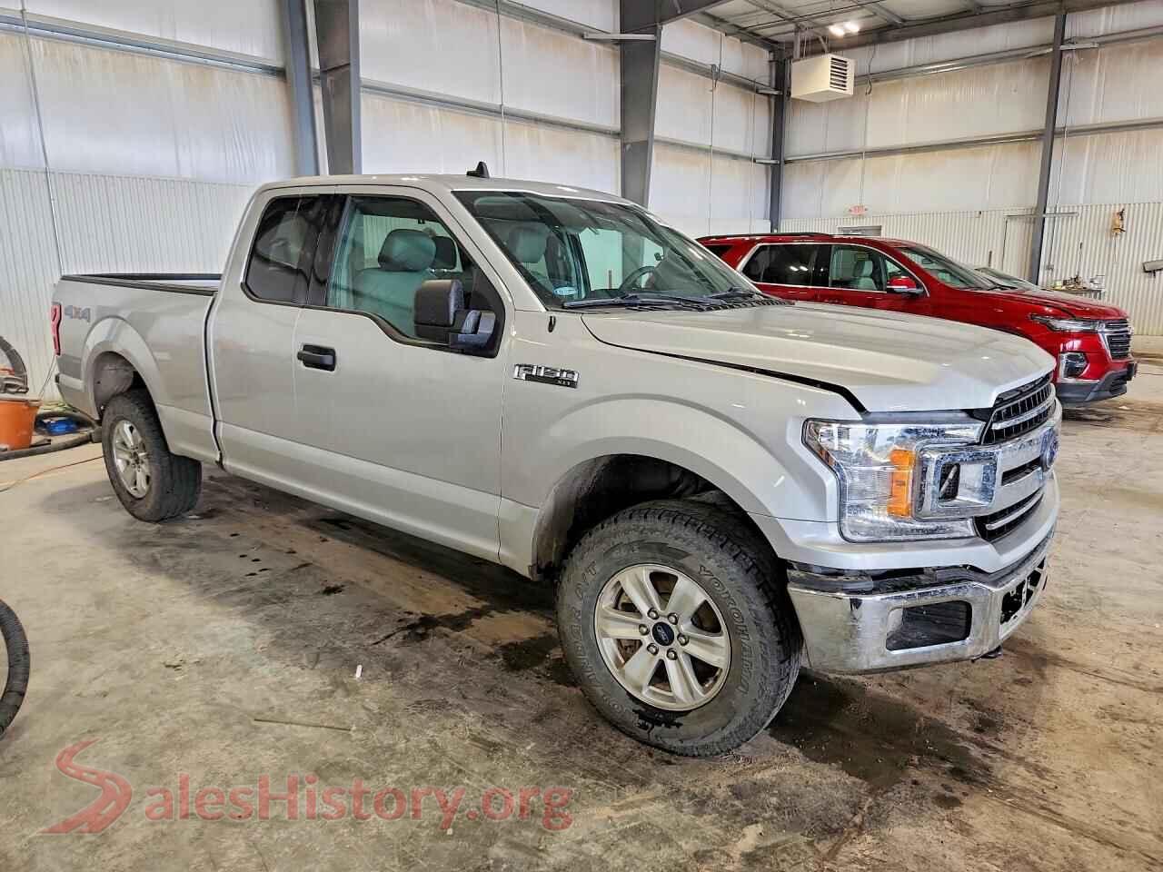 2019 FORD F150 VIN 1FTFX1E55KKD50831, rear 3/4 view