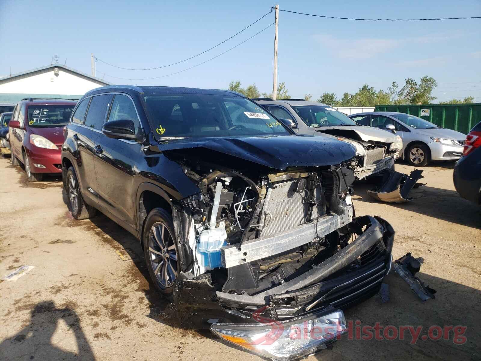 5TDJZRFHXKS615506 2019 TOYOTA HIGHLANDER