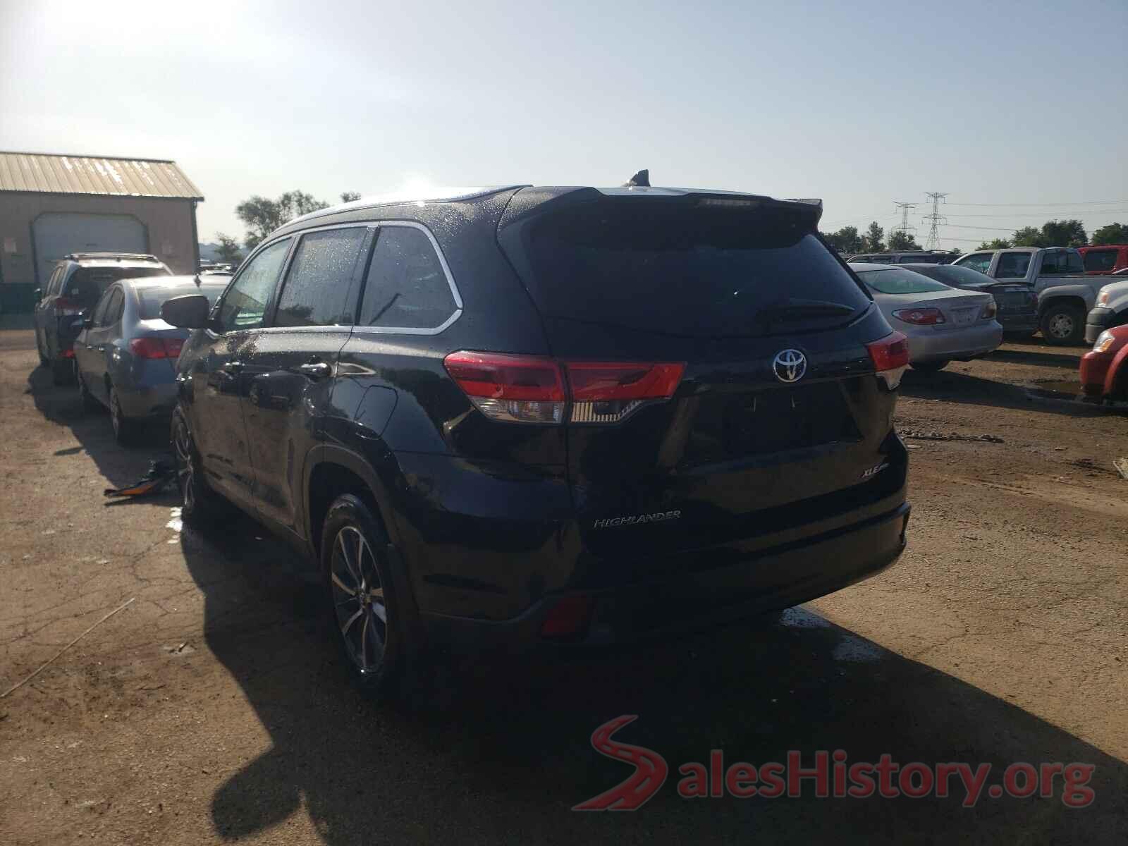 5TDJZRFHXKS615506 2019 TOYOTA HIGHLANDER