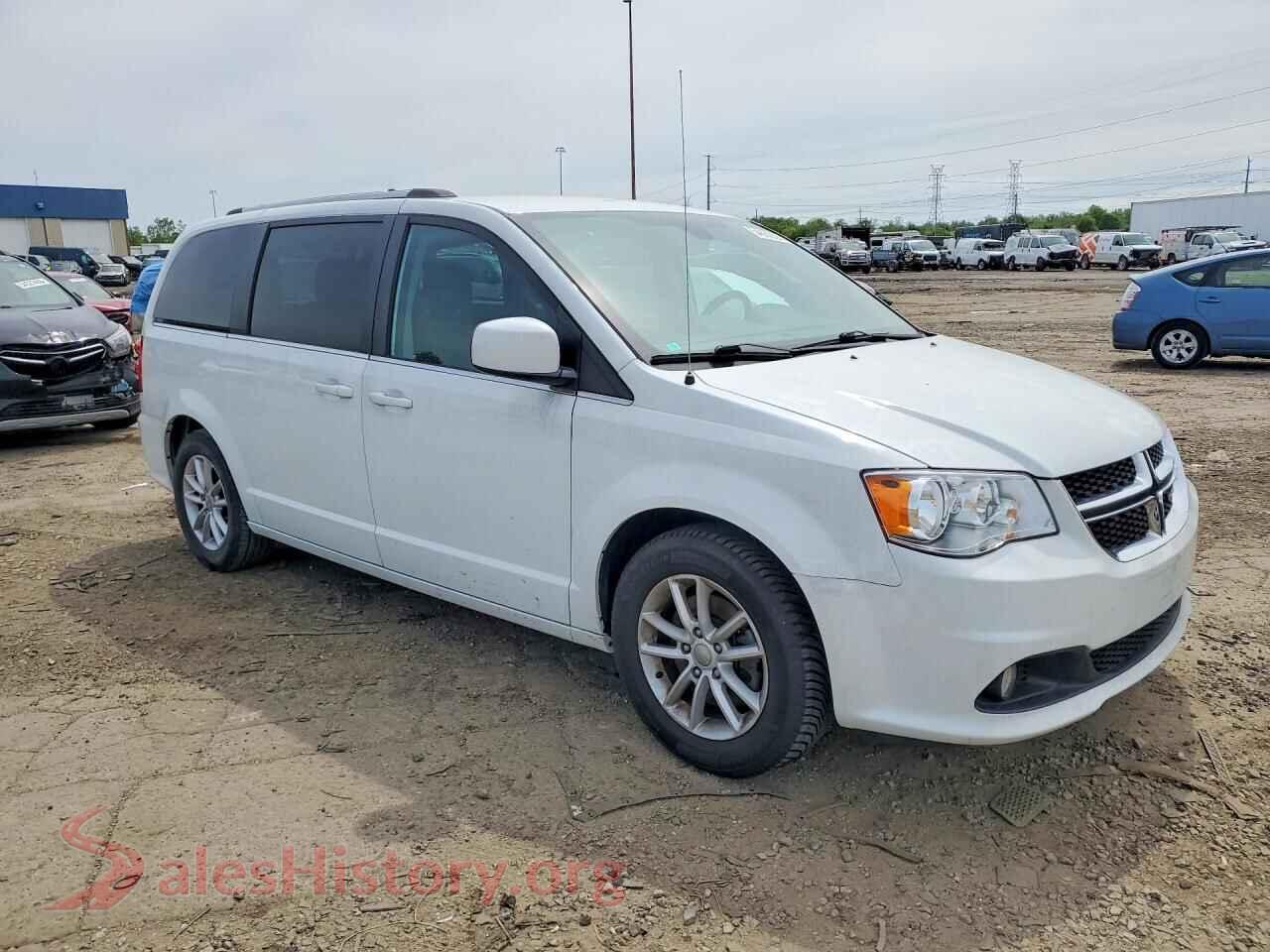 2019 DODGE CARAVAN VIN 2C4RDGCG8KR512515, rear 3/4 view